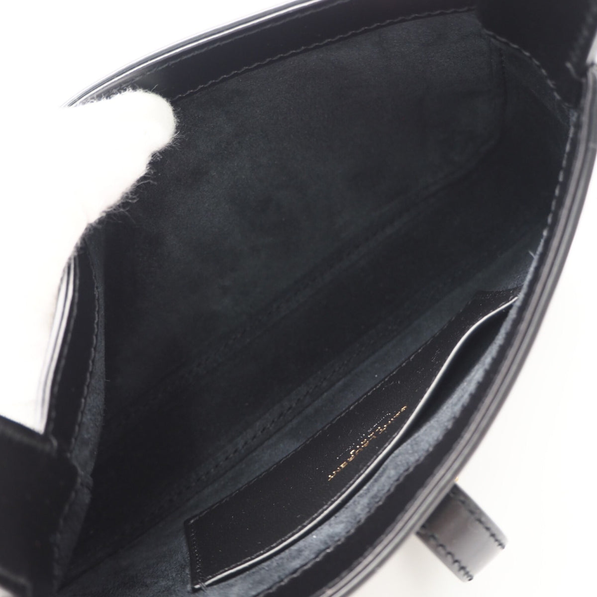 Yves Saint Laurent Black Leather Handbag (Pre-Owned)