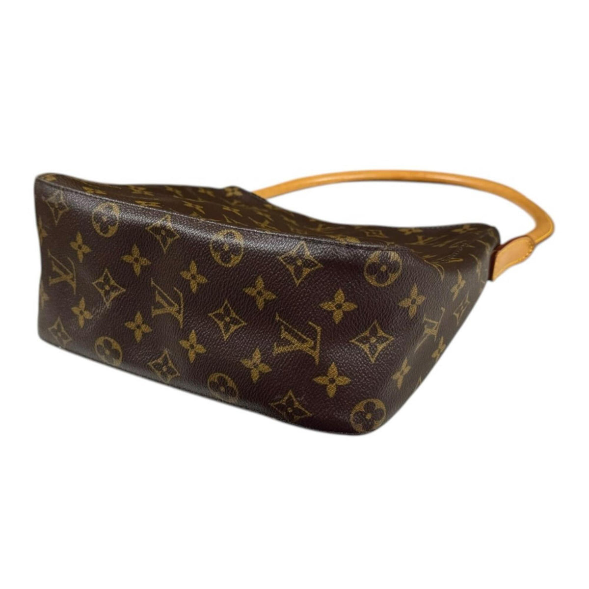 Louis Vuitton Brown Monogram Canvas Shoulder Bag (Pre-Owned)