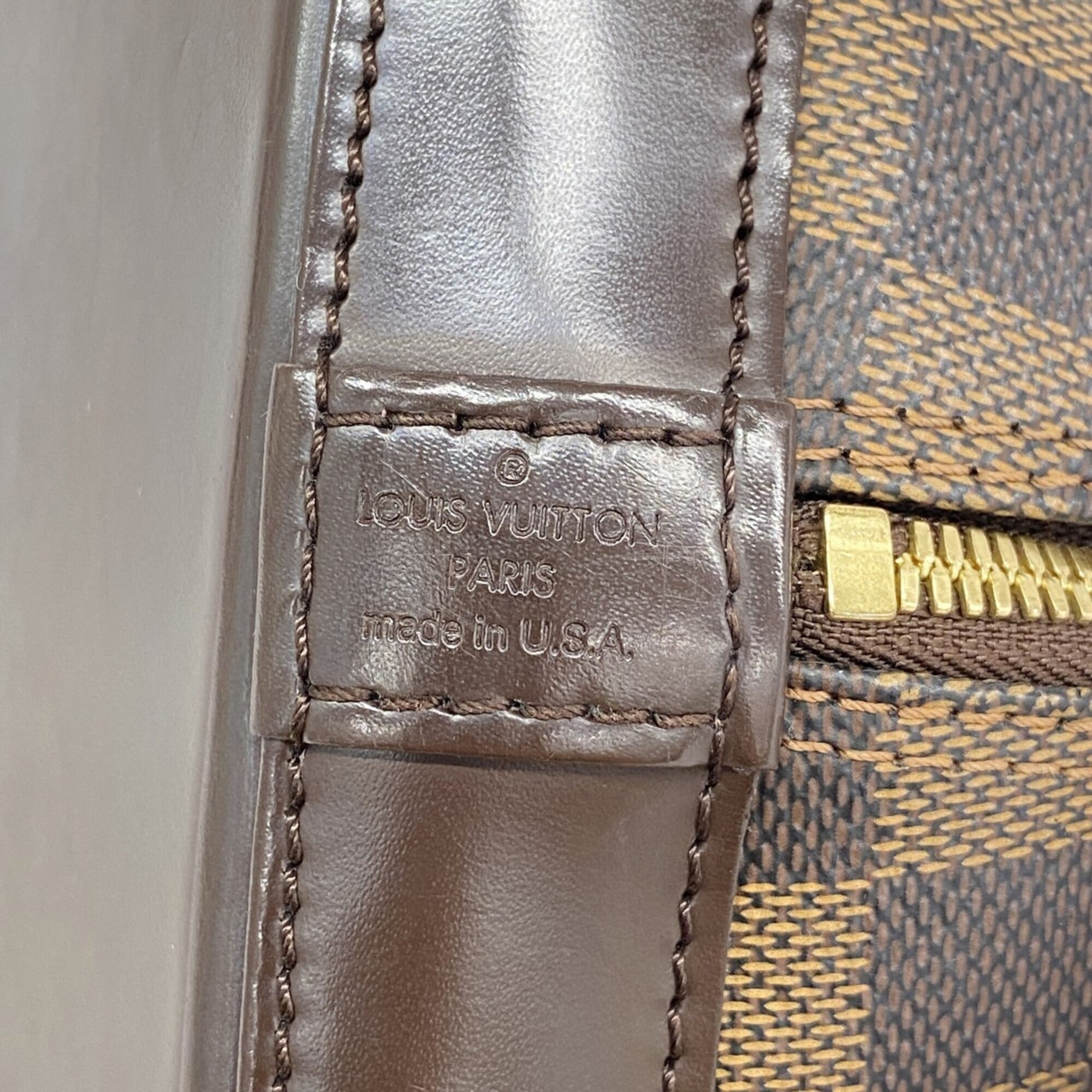 Louis Vuitton Ebene Handbag (Pre-Owned)