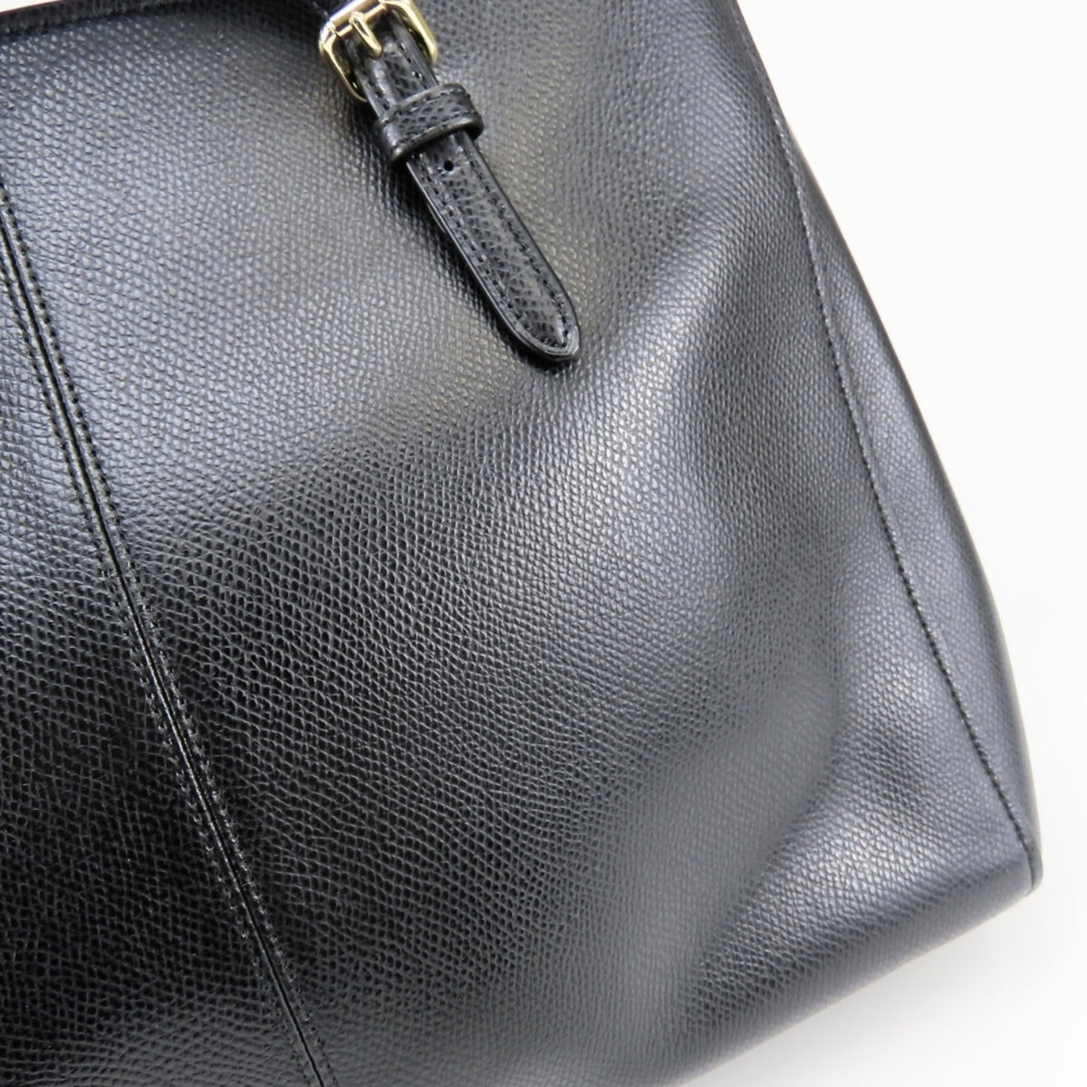 Coach Black Leather Tote Bag (Pre-Owned)