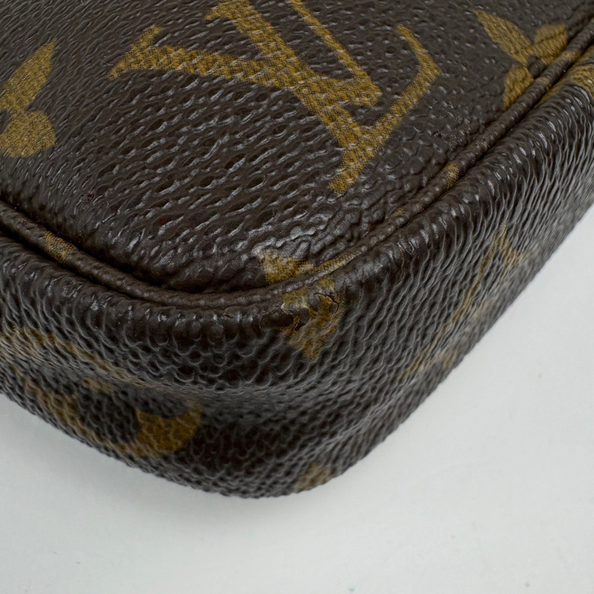 Louis Vuitton Brown Monogram Pochette Pouch (Pre-Owned)