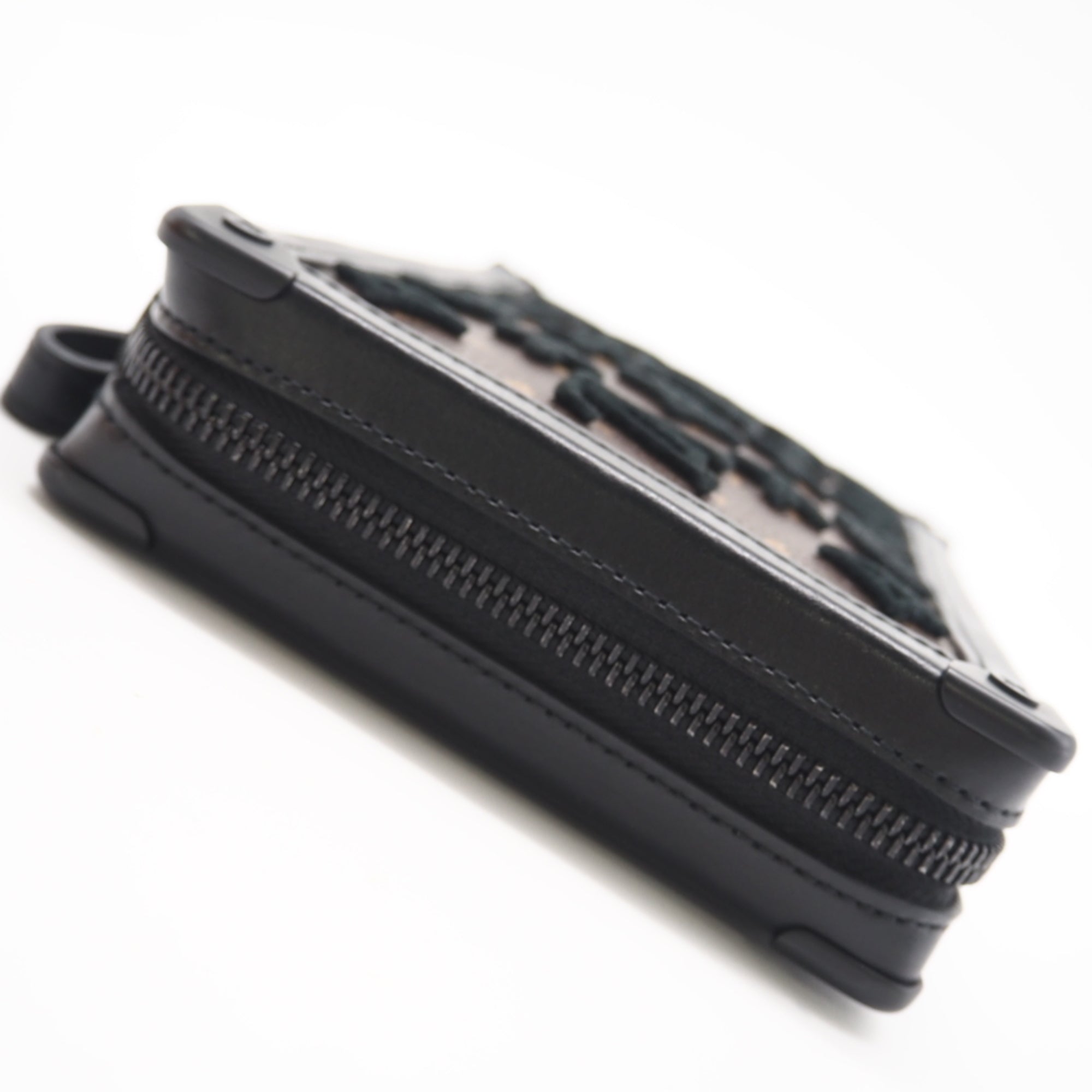 Louis Vuitton Black Brown Monogram Monogram Clutch Bag (Pre-Owned)