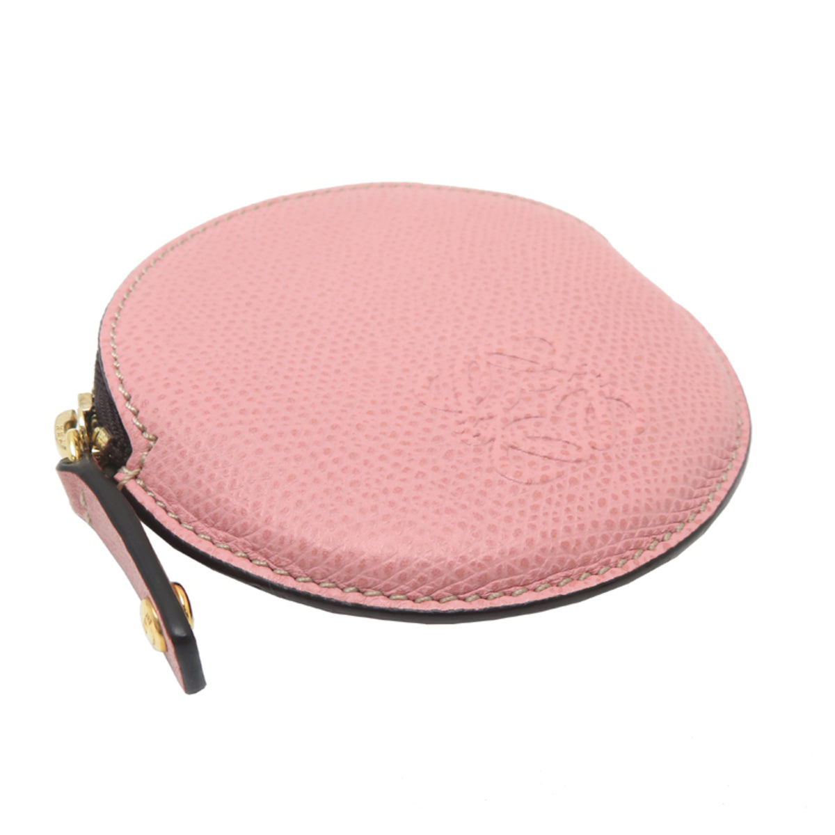 Loewe Pink Leather Coin Purse/Coin Case (Pre-Owned)
