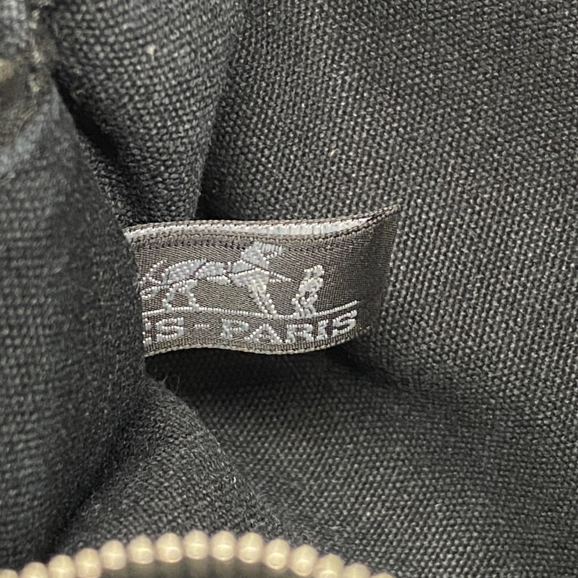 Hermes Black Canvas Handbag (Pre-Owned)