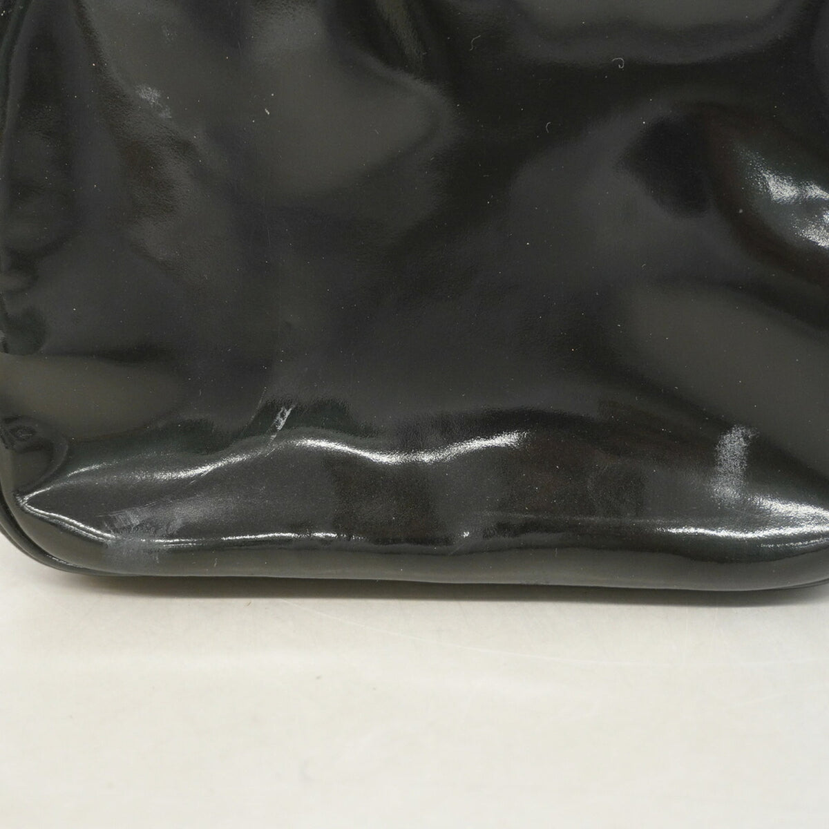 Chanel Black Patent Leather Vanity Bag (Pre-Owned)