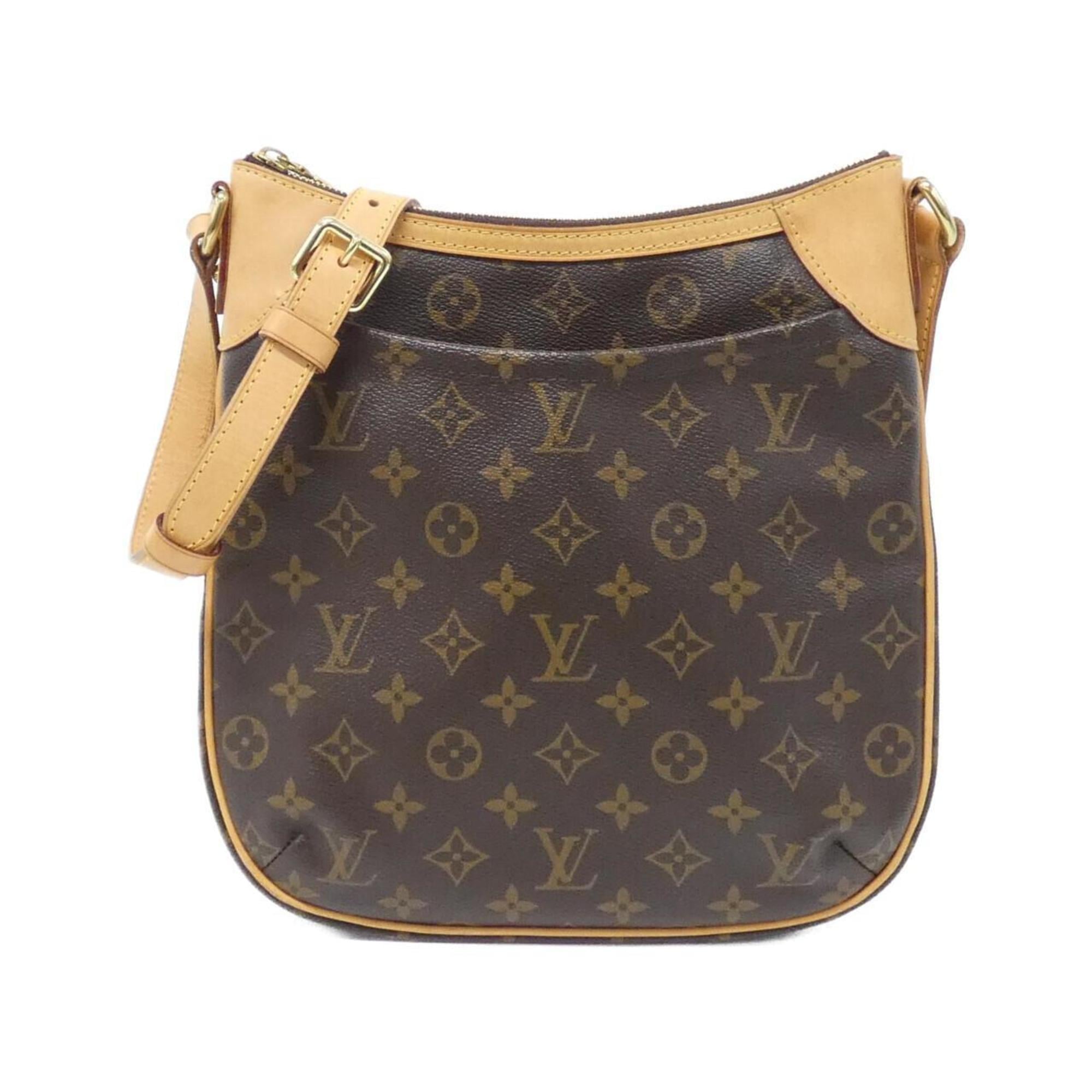 Louis Vuitton Marron Coated Canvas Shoulder Bag (Pre-Owned)