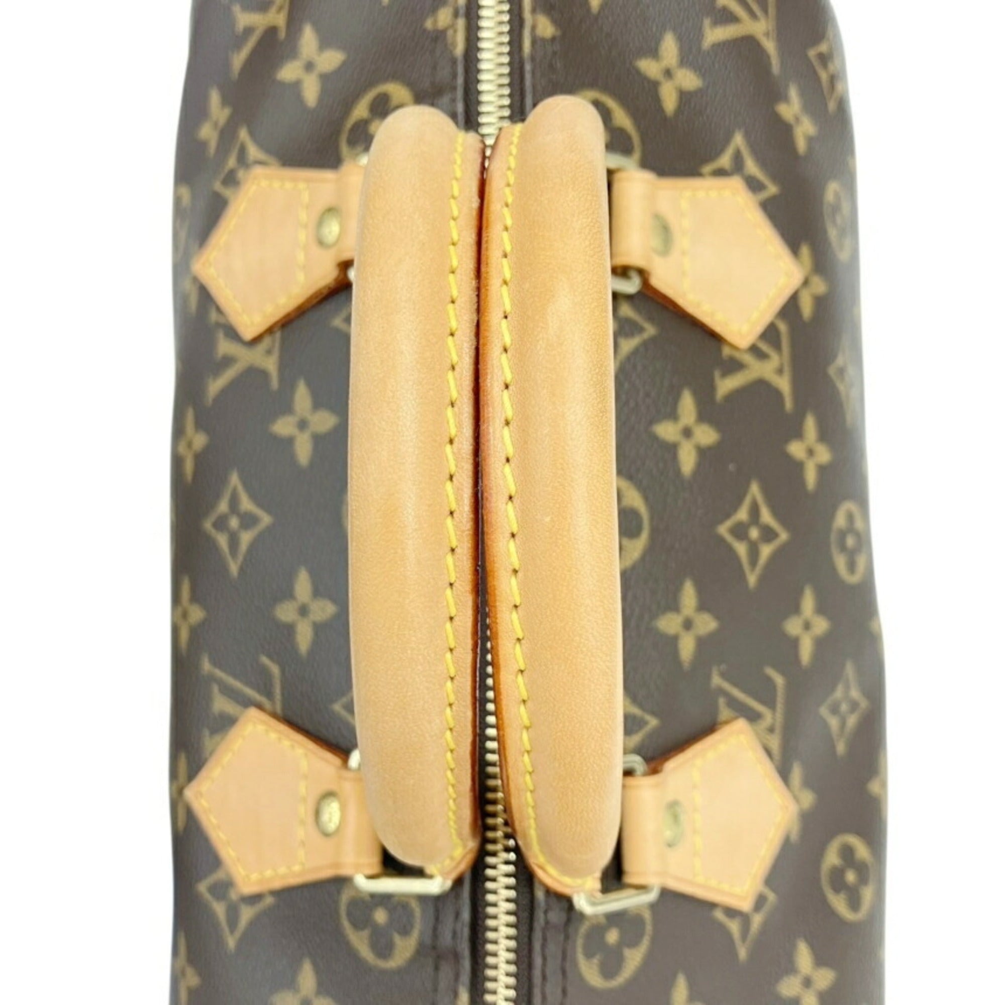 Louis Vuitton Brown Monogram Boston Bag Handbag (Pre-Owned)
