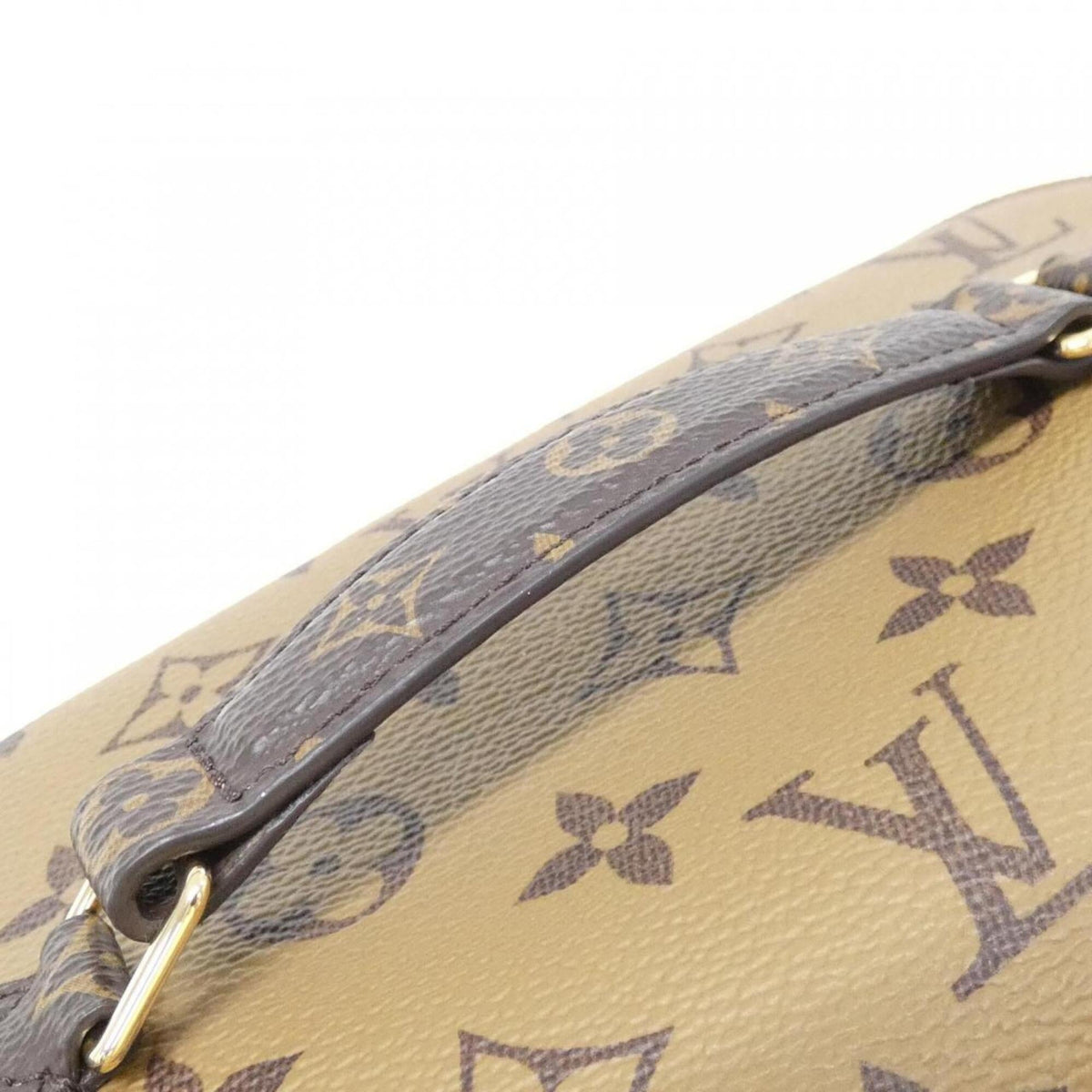 Louis Vuitton Marron Coated Canvas Handbag (Pre-Owned)