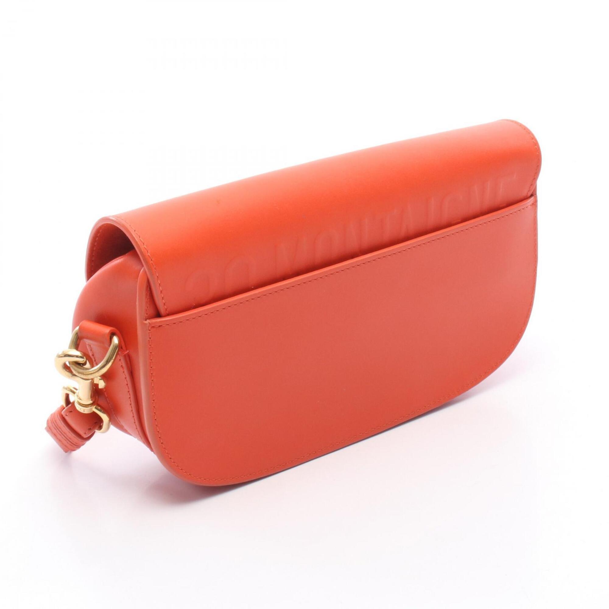 Christian Dior Orange Leather Shoulder Bag (Pre-Owned)