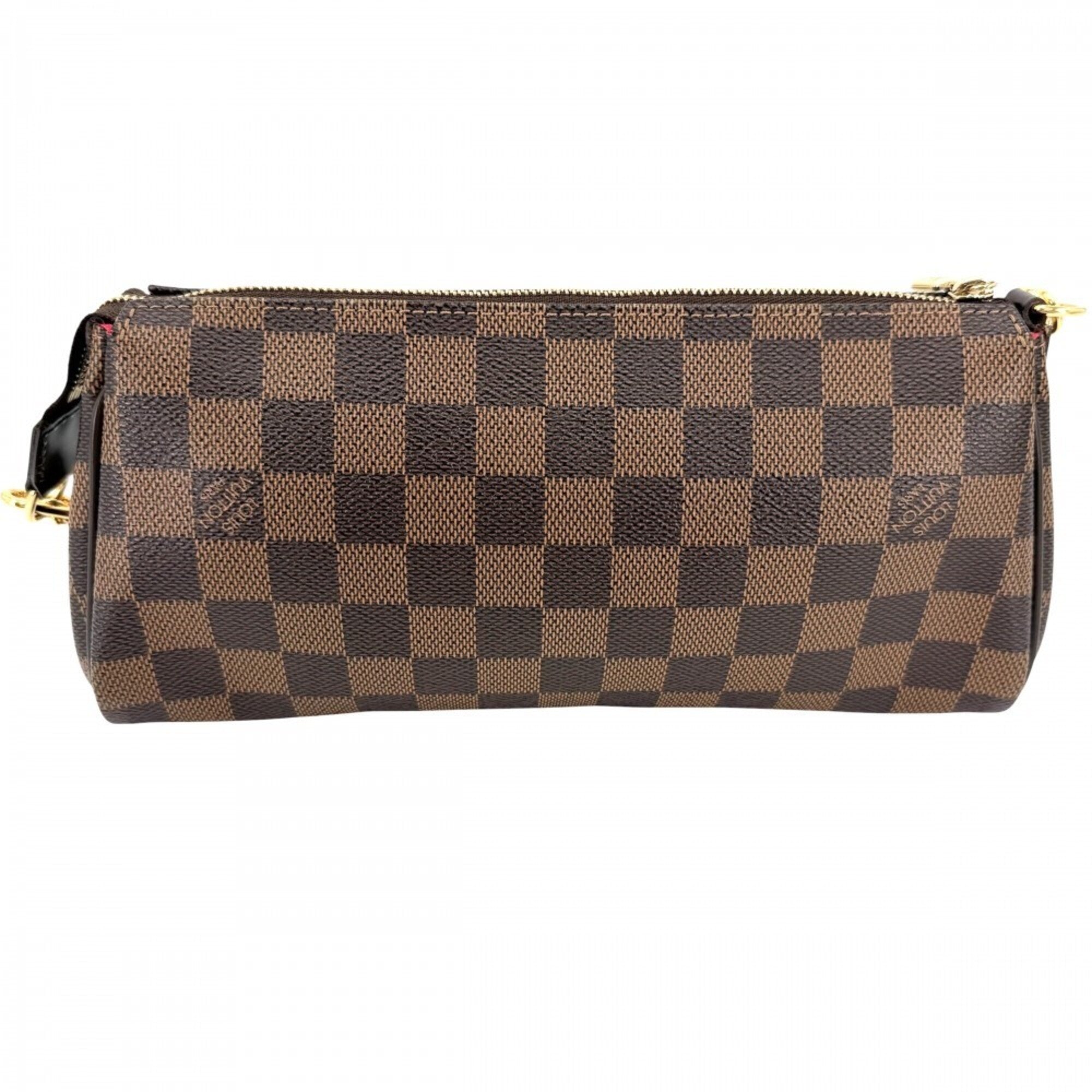Louis Vuitton Brown Damier Canvas White Handbag Shoulder Bag (Pre-Owned)