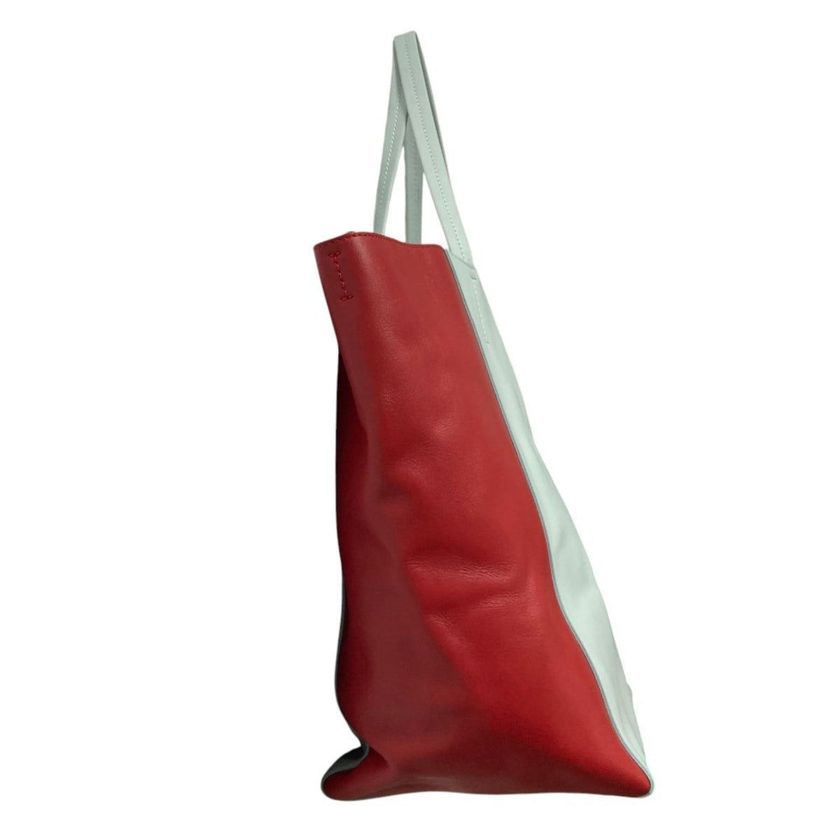 Celine Light Blue Red Color Tote Bag (Pre-Owned)