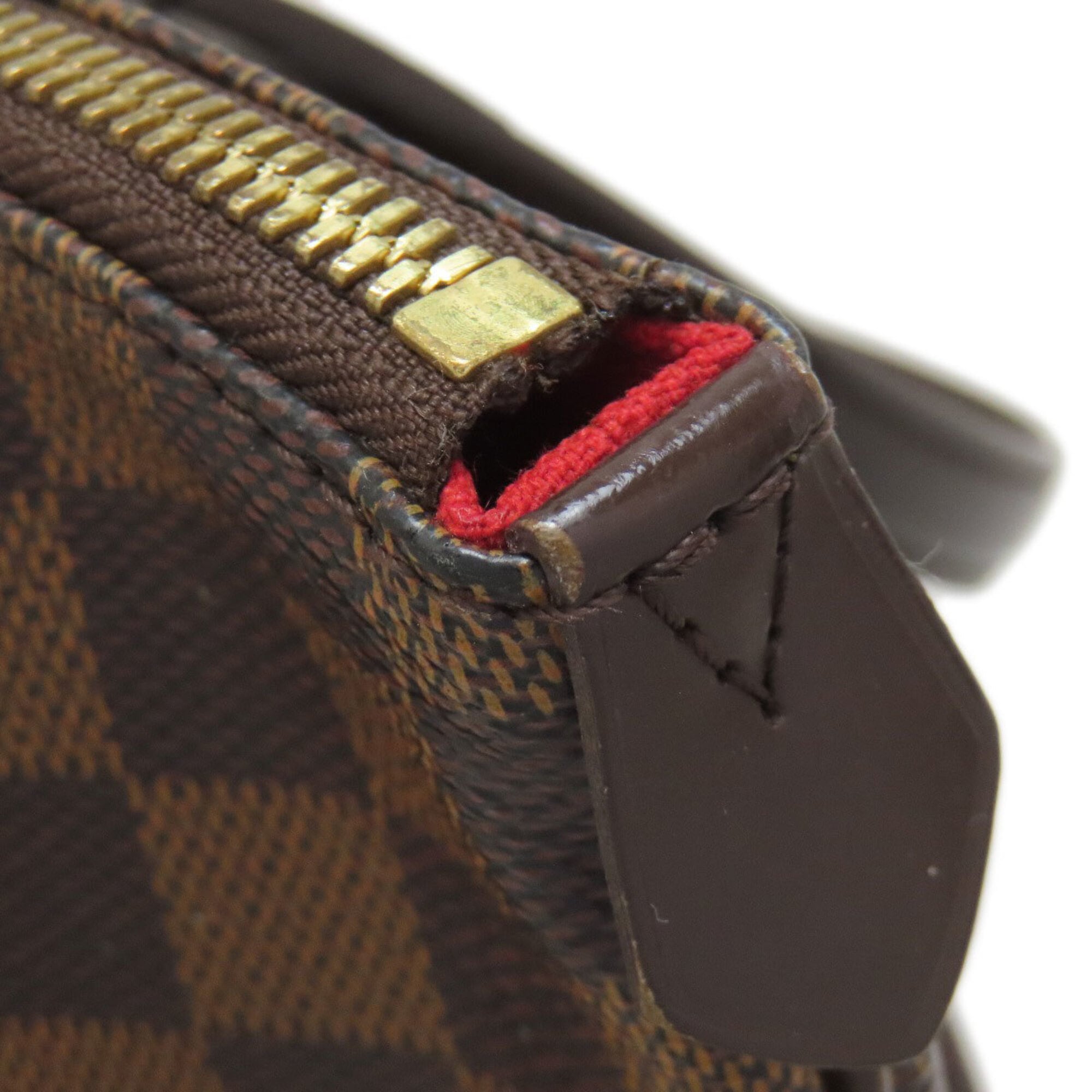 Louis Vuitton Damier Canvas Ebene Damier Canvas Handbag (Pre-Owned)