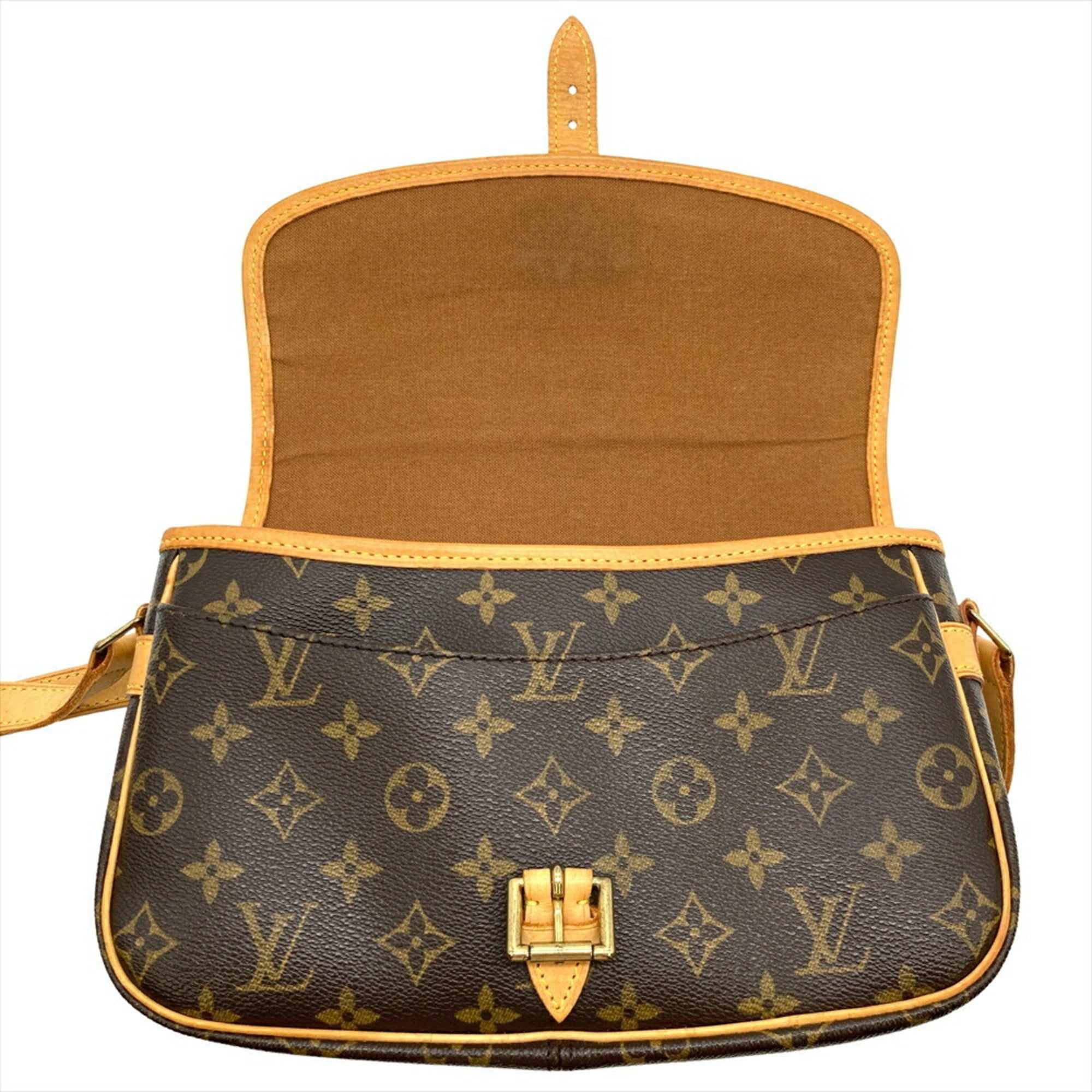 Louis Vuitton Brown Monogram Canvas Shoulder Bag (Pre-Owned)