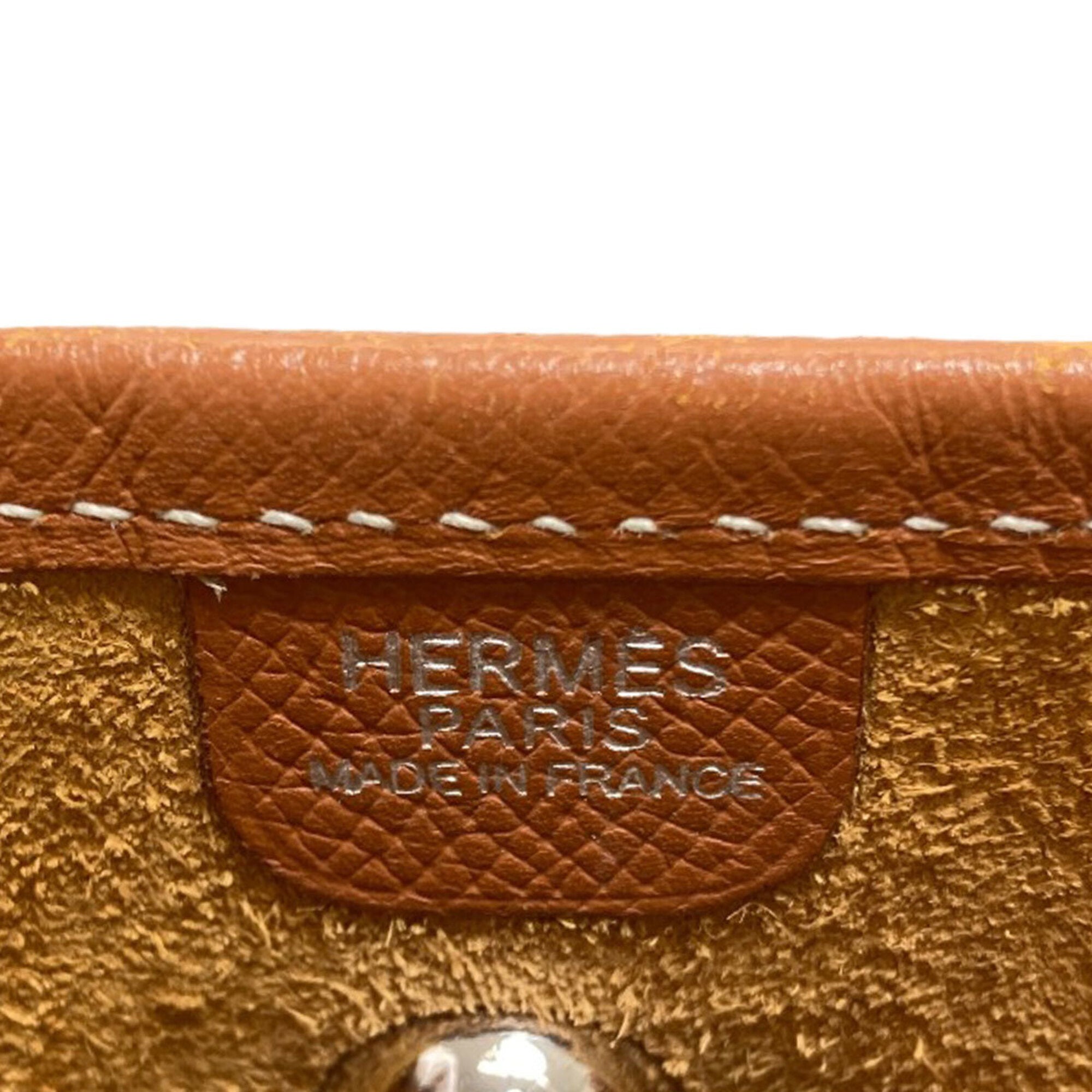 Hermes Vespa Brown Epsom Leather Shoulder Bag (Pre-Owned)