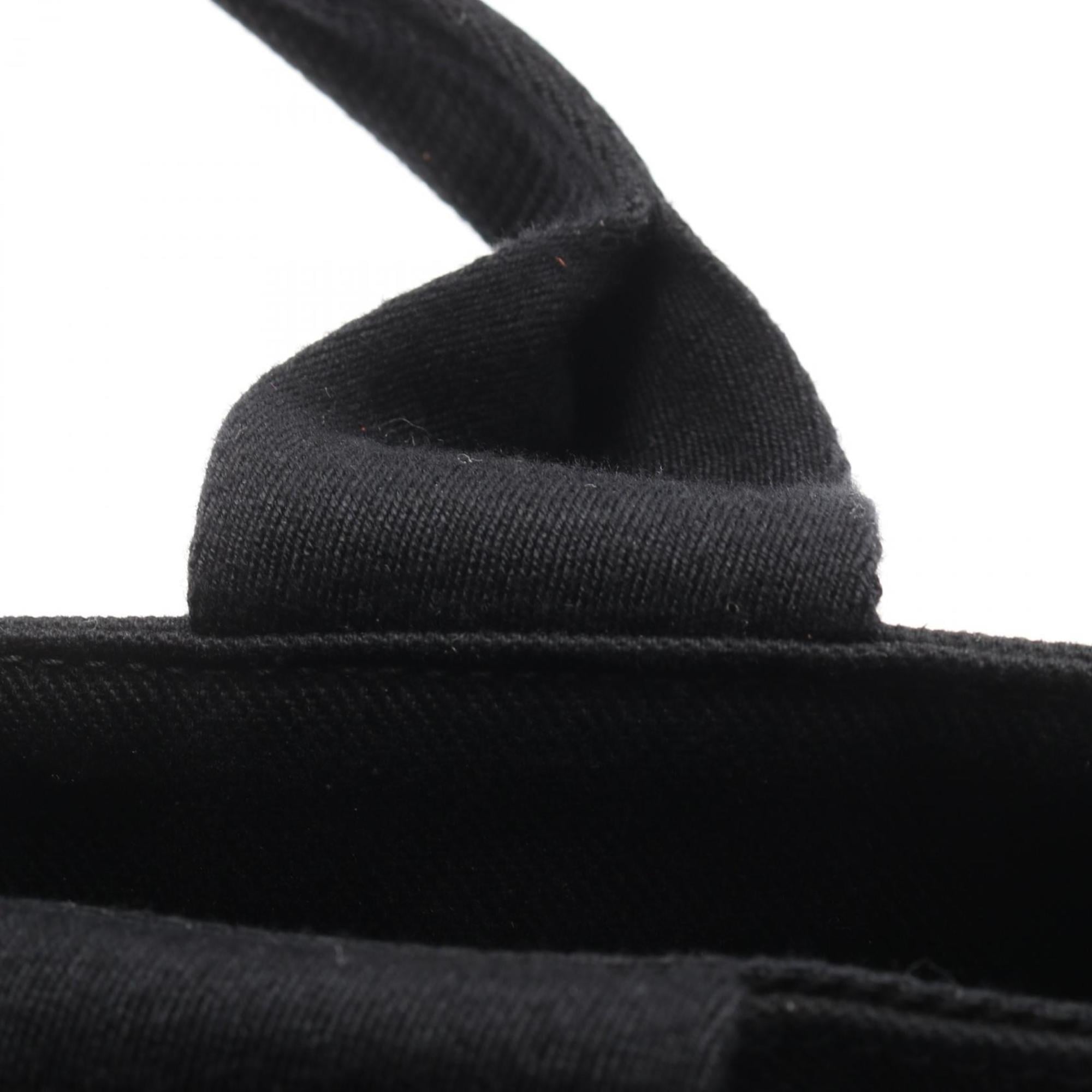 Prada Black Canvas Tote Bag (Pre-Owned)