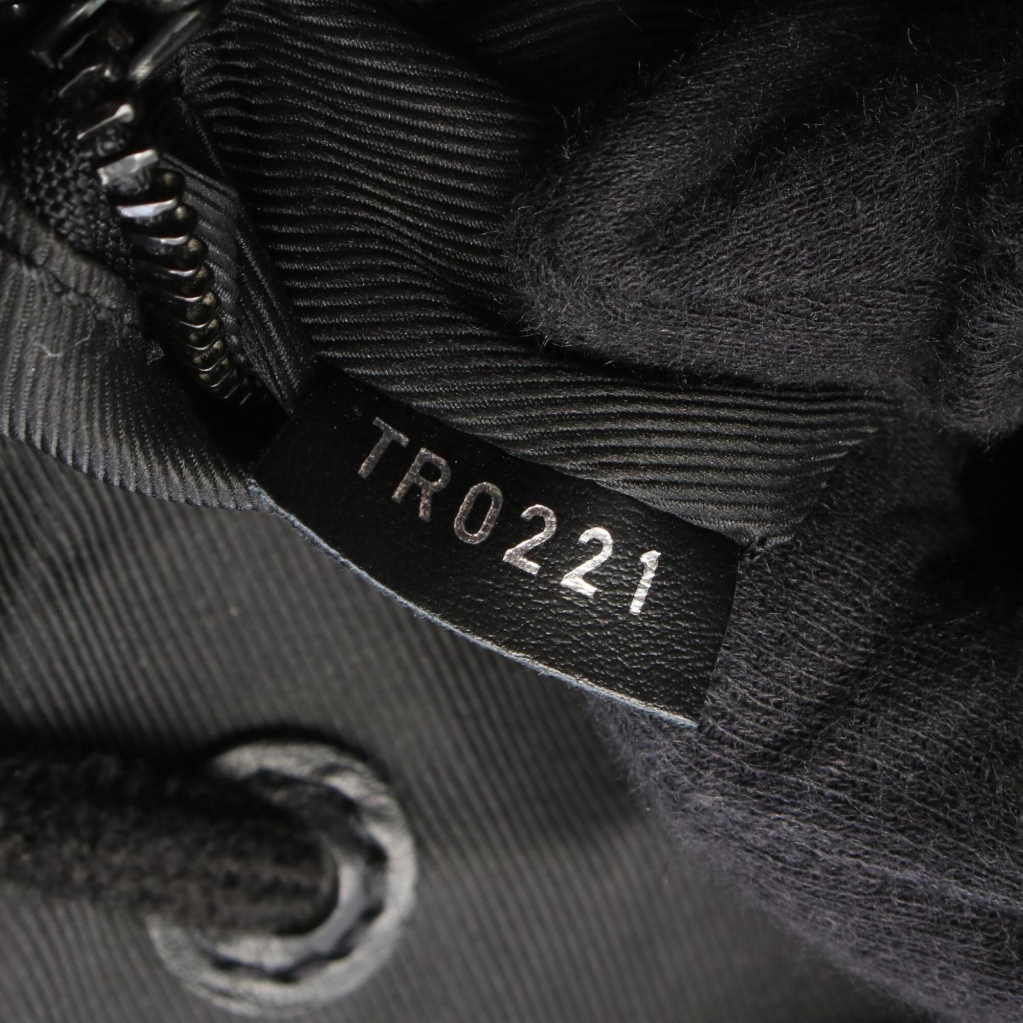 Louis Vuitton Black Noir Leather Backpack (Pre-Owned)