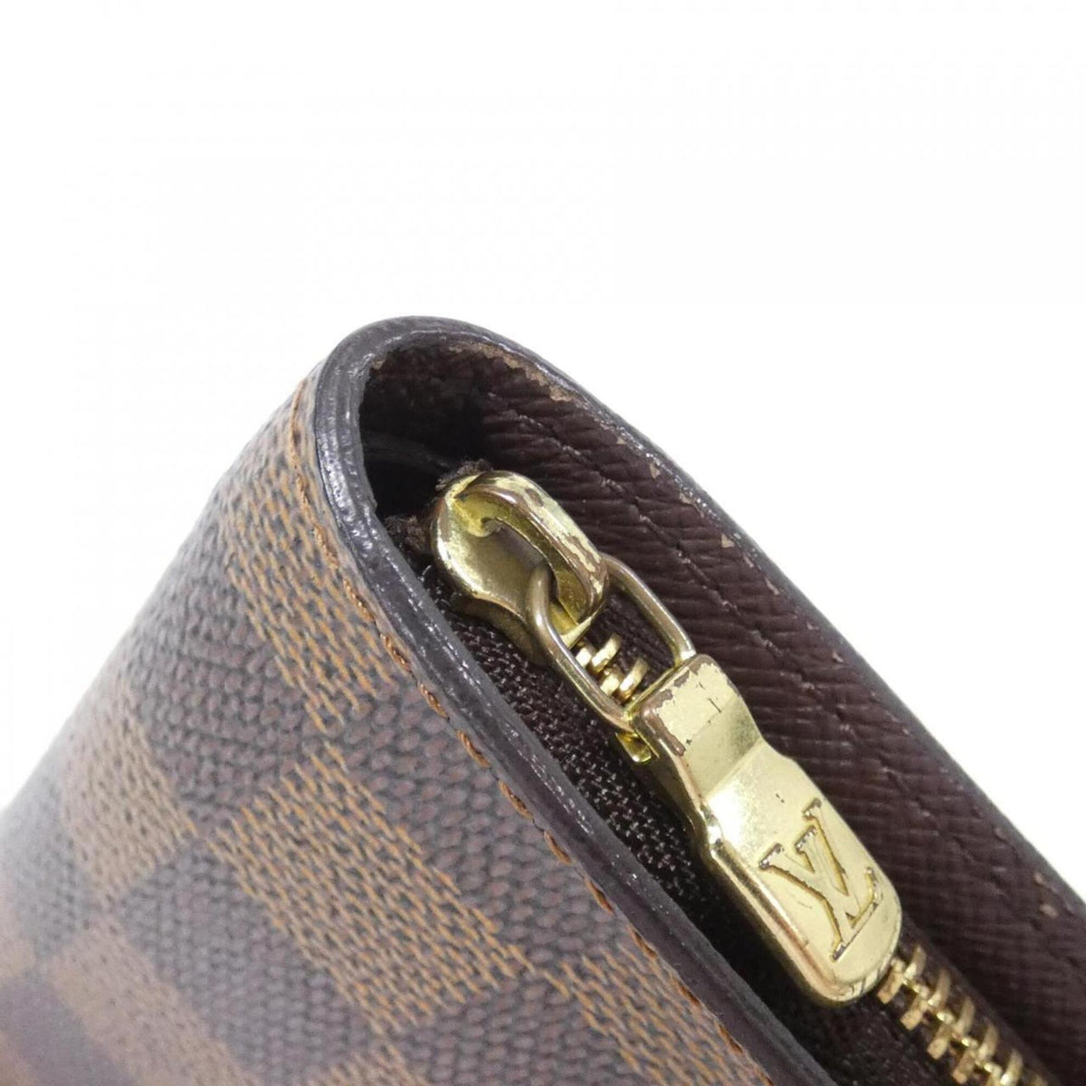 Louis Vuitton Ebene Coated Canvas Long Wallet (Bi-Fold) (Pre-Owned)