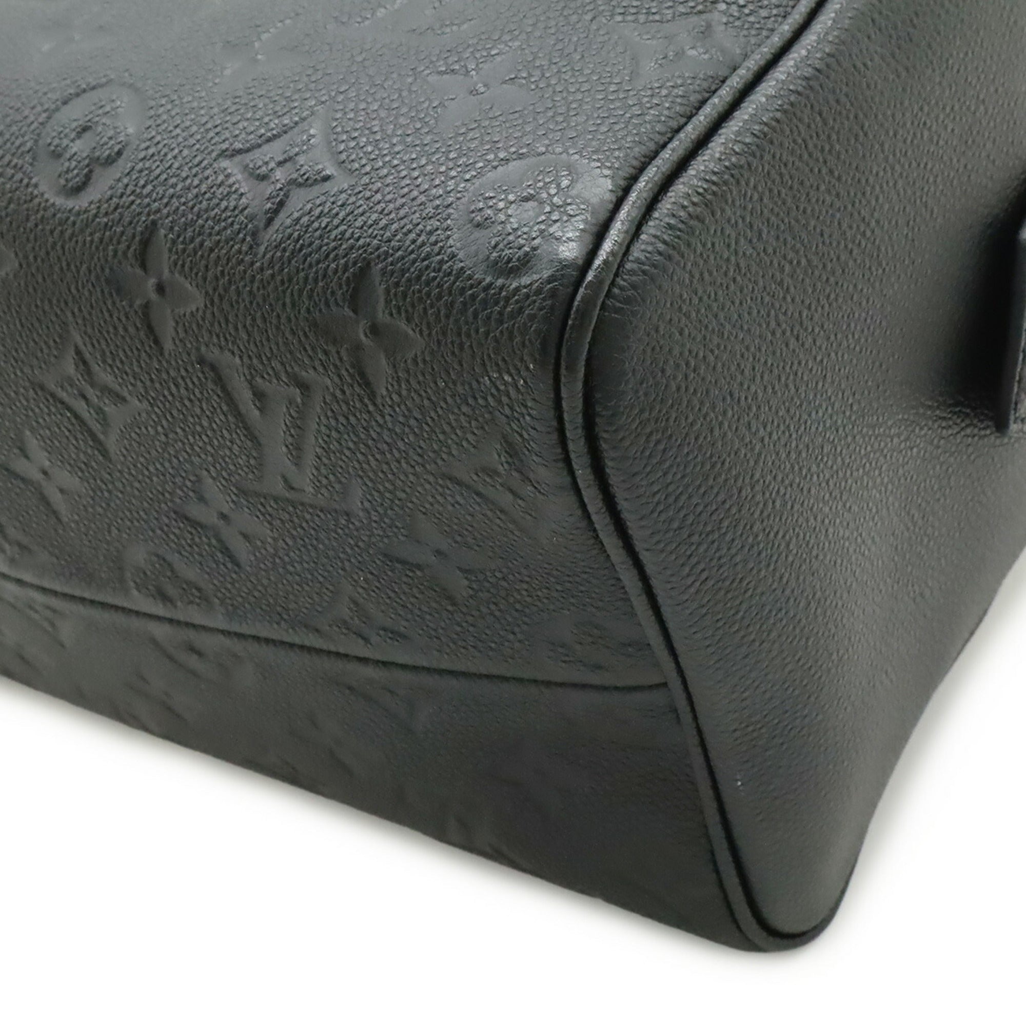 Louis Vuitton Black Noir Monogram Empreinte Handbag Shoulder Bag (Pre-Owned)
