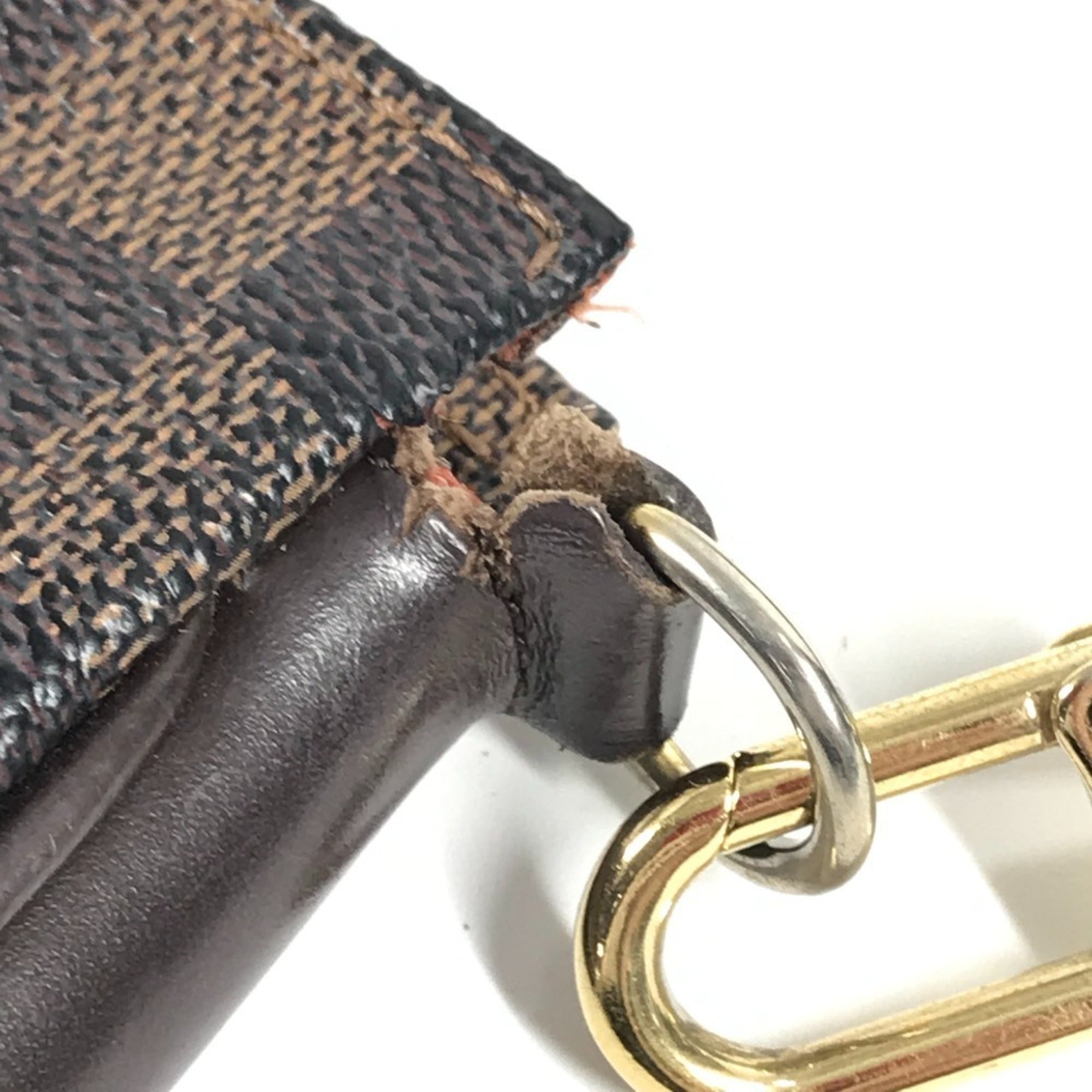 Louis Vuitton Brown Damier Canvas Ebene Damier Canvas Pochette Shoulder Bag (Pre-Owned)