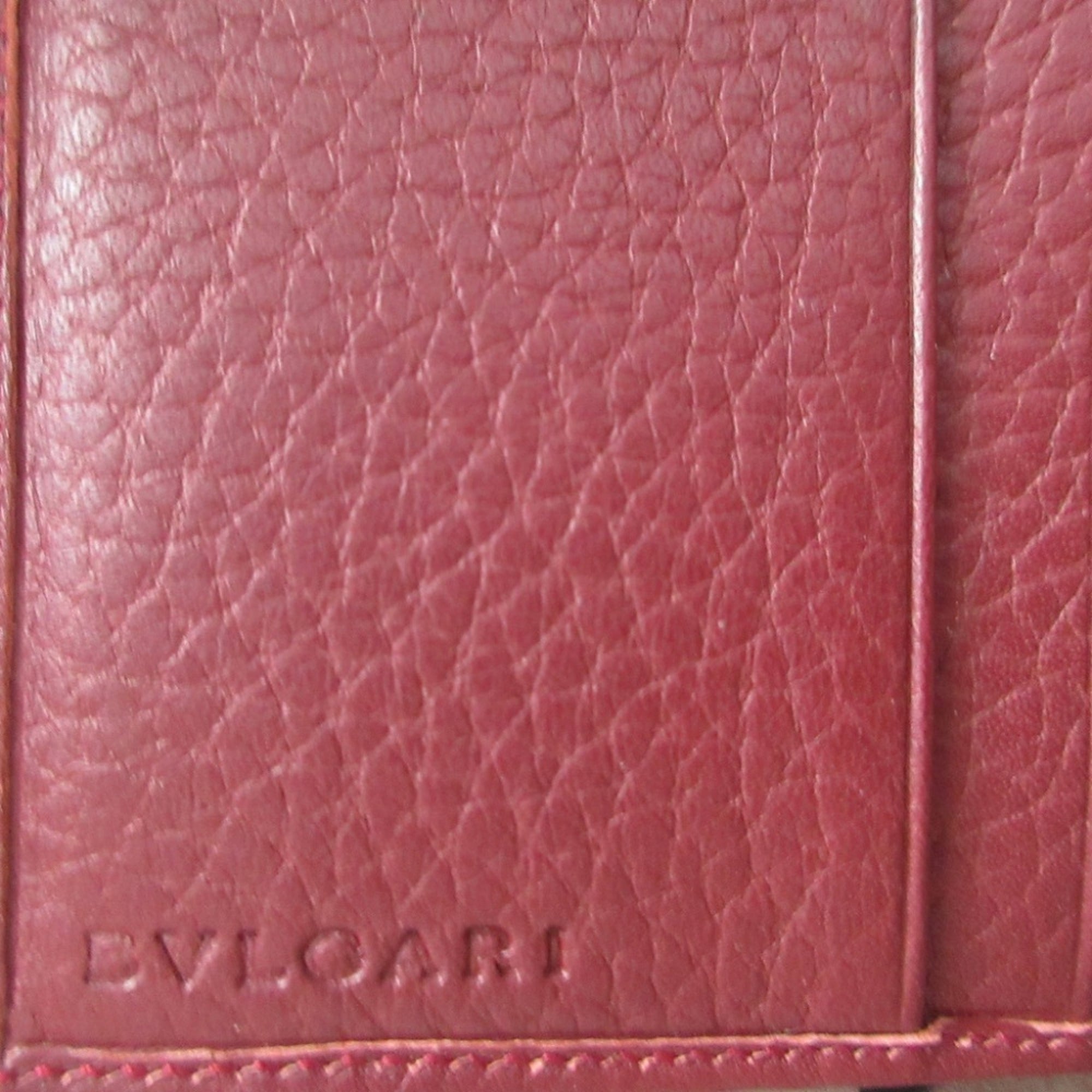 Bvlgari Beige Bordeaux Canvas Wallet (Bi-Fold) (Pre-Owned)