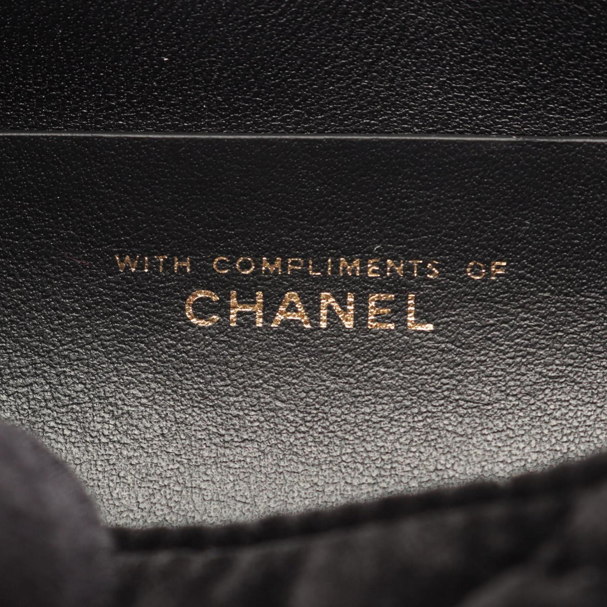 Chanel Matelasse Black Fabric Handbag Shoulder Bag (Pre-Owned)