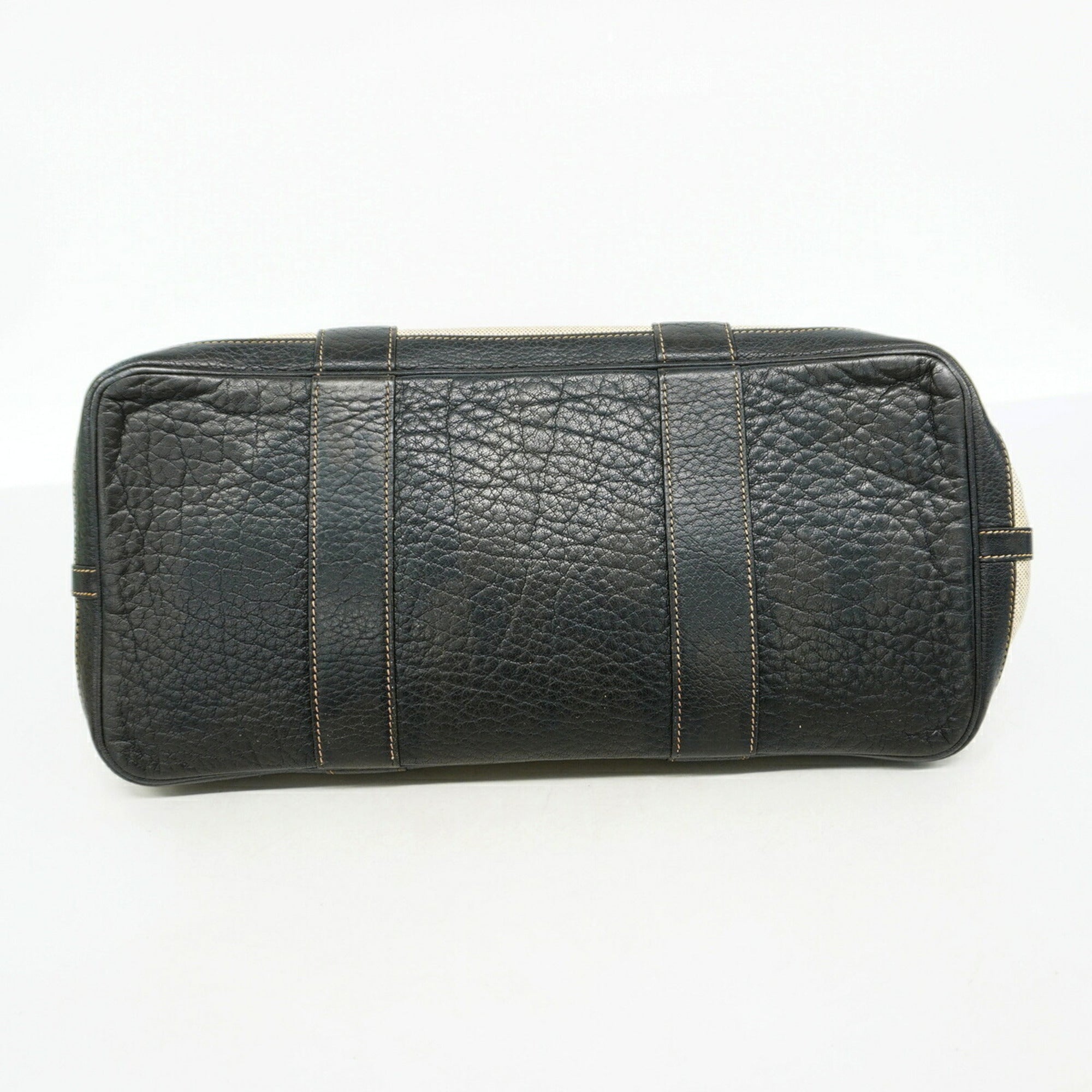 Hermes Black Toile H Tote Bag (Pre-Owned)