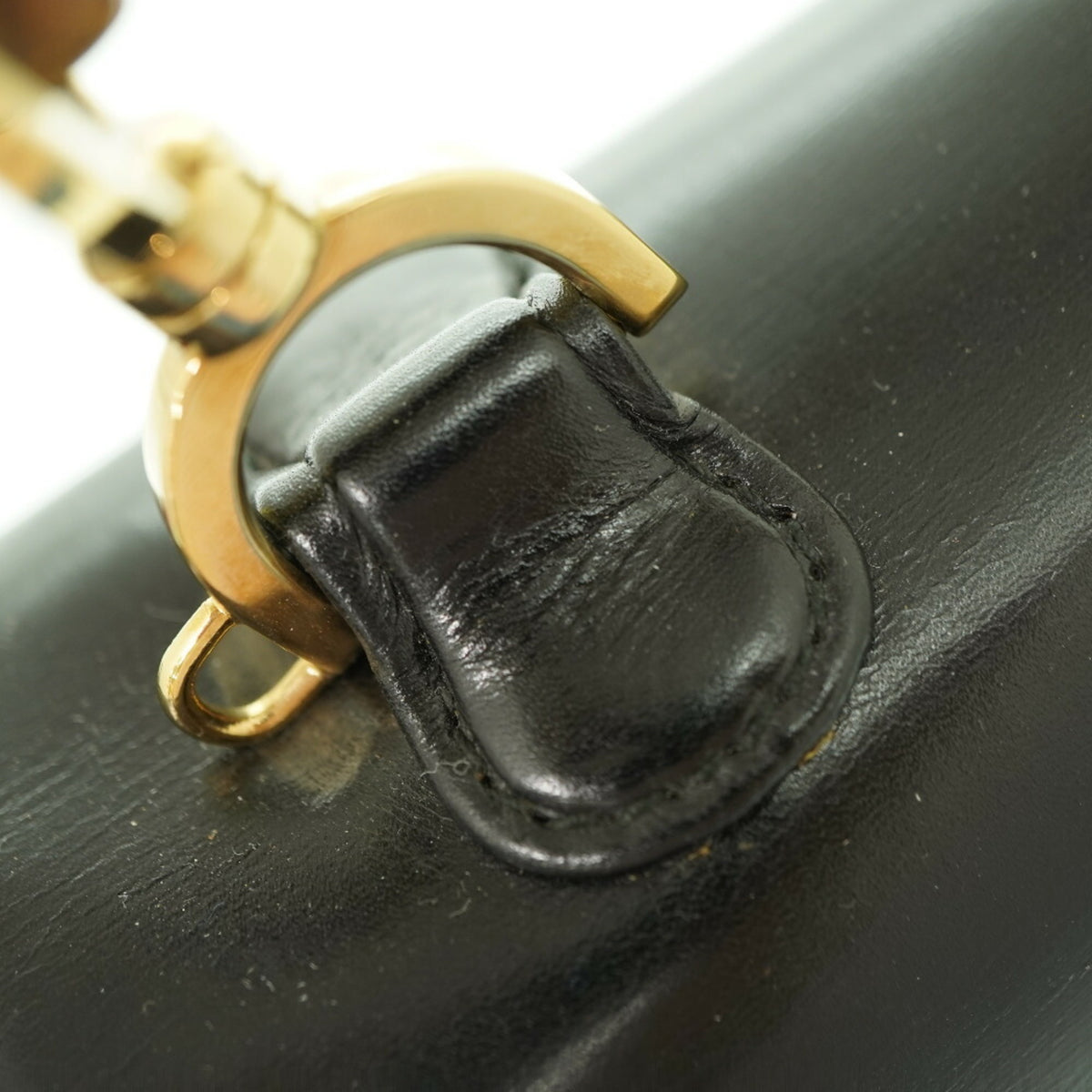 Gucci Black Leather Handbag (Pre-Owned)