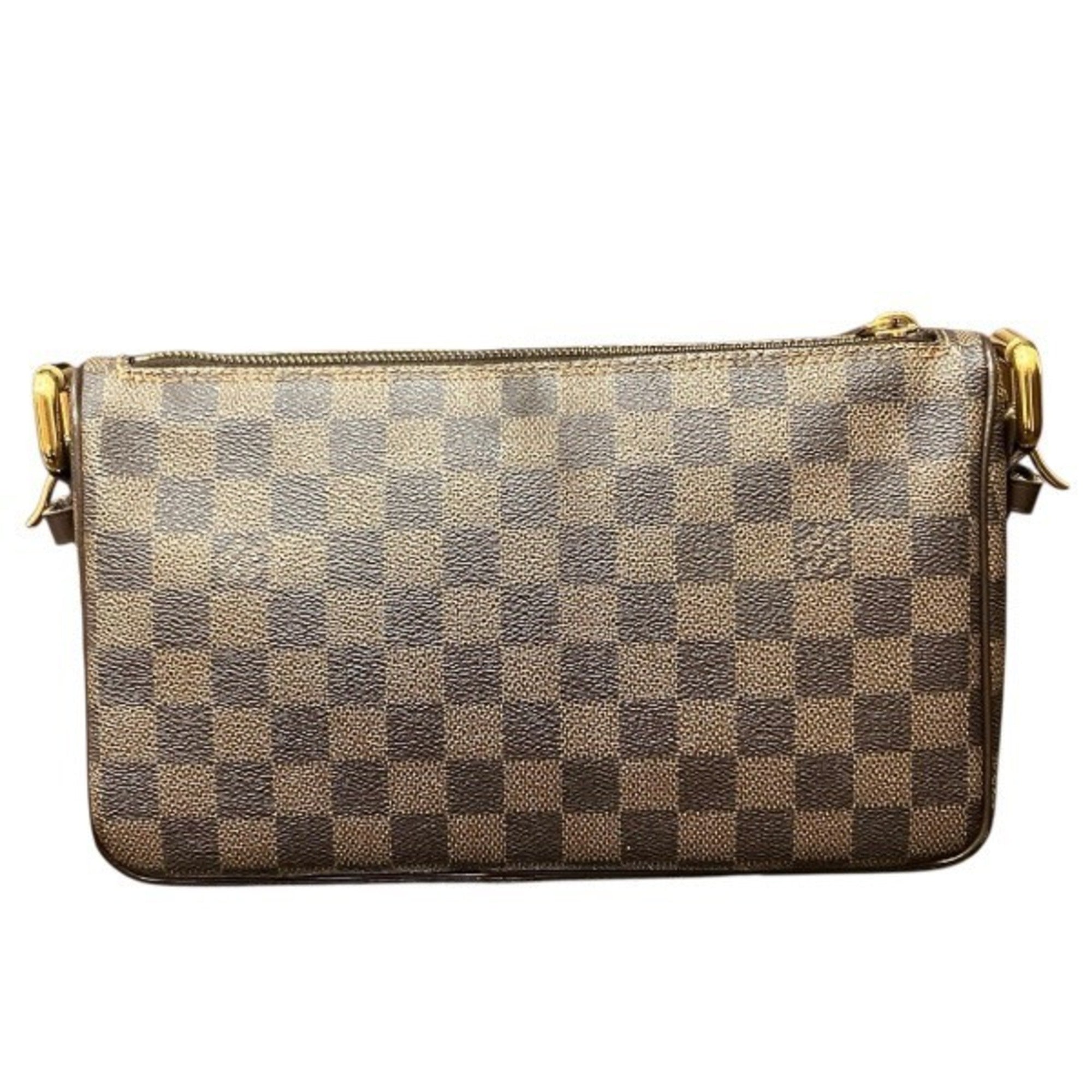 Louis Vuitton Brown Handbag Shoulder Bag (Pre-Owned)