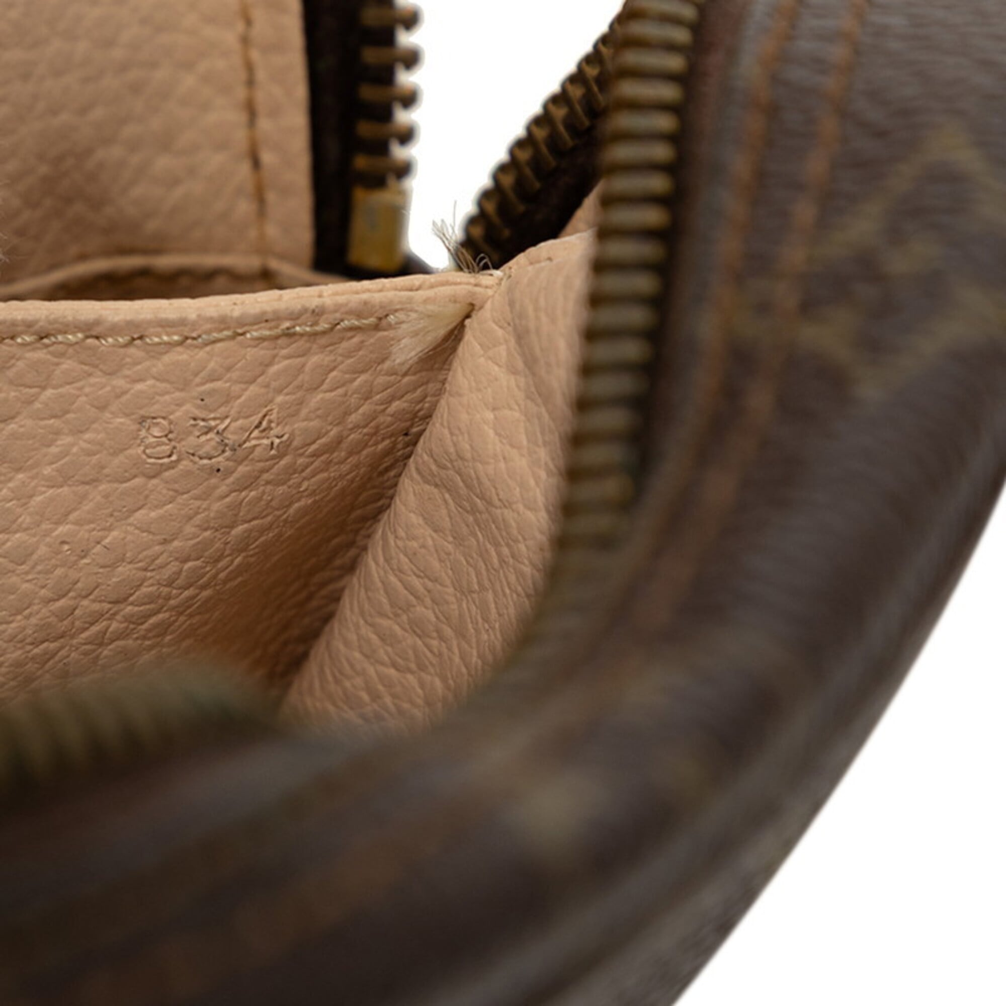 Louis Vuitton Brown Pvc Leather Clutch Bag Handbag Pouch (Pre-Owned)