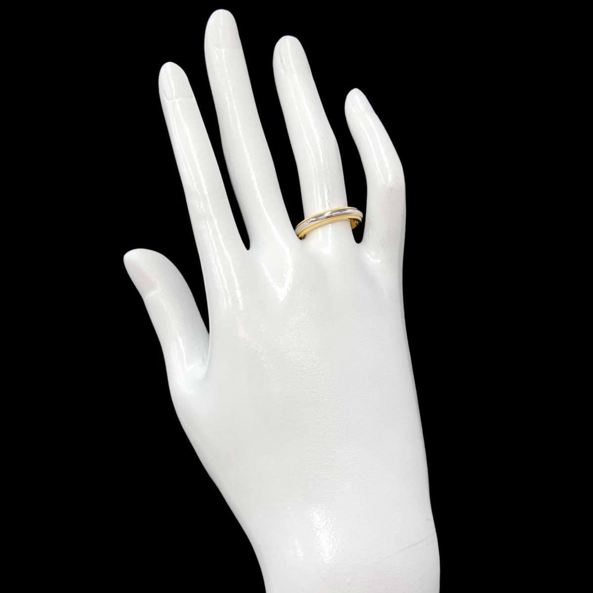Tiffany Platinum Yellow Gold Yellow Gold (18K) Platinum Band Ring (Pre-Owned)