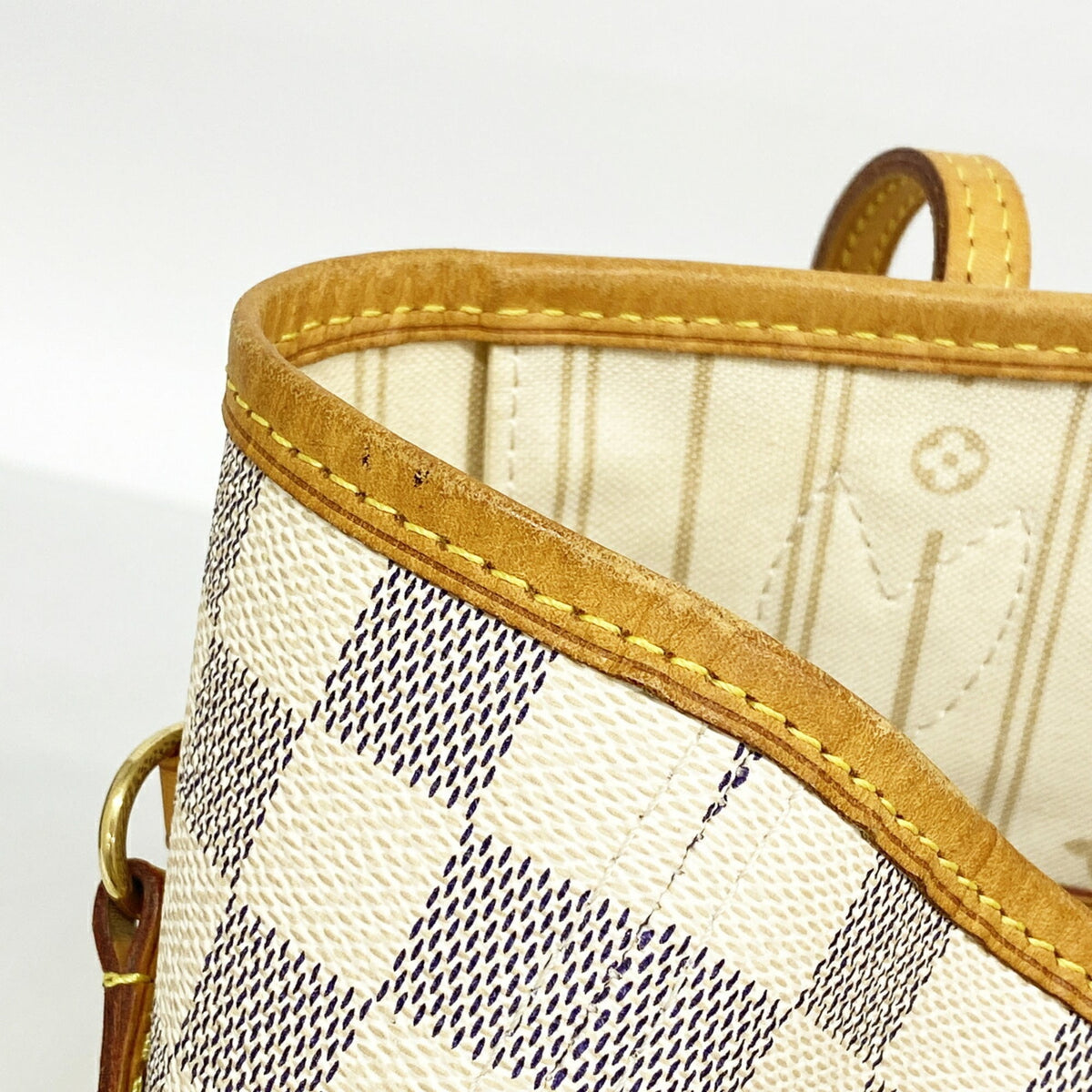 Louis Vuitton White Tote Bag (Pre-Owned)