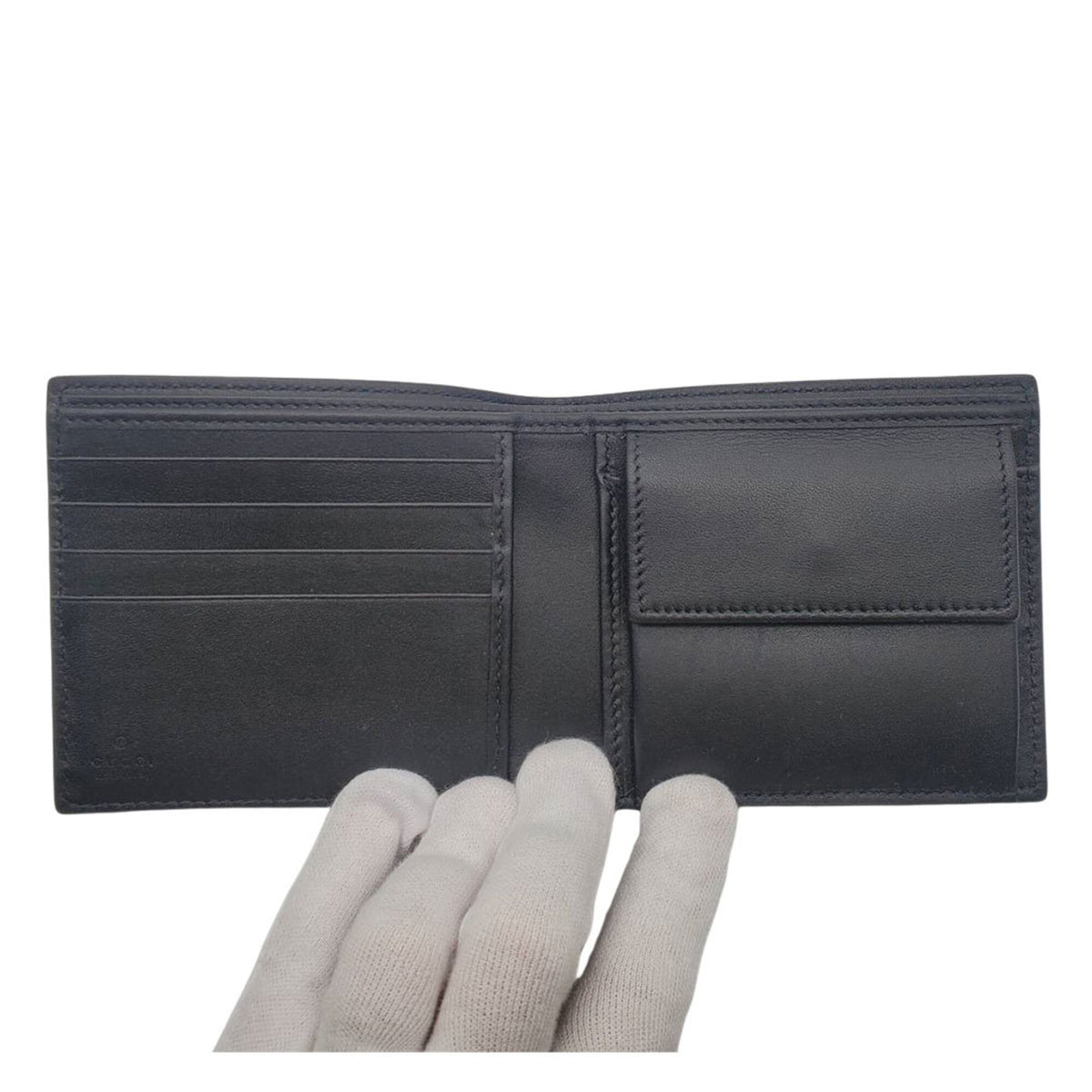 Gucci Black Leather Wallet (Bi-Fold) (Pre-Owned)