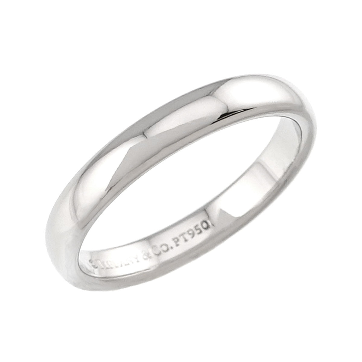 Tiffany Platinum 950 Band Ring (Pre-Owned)