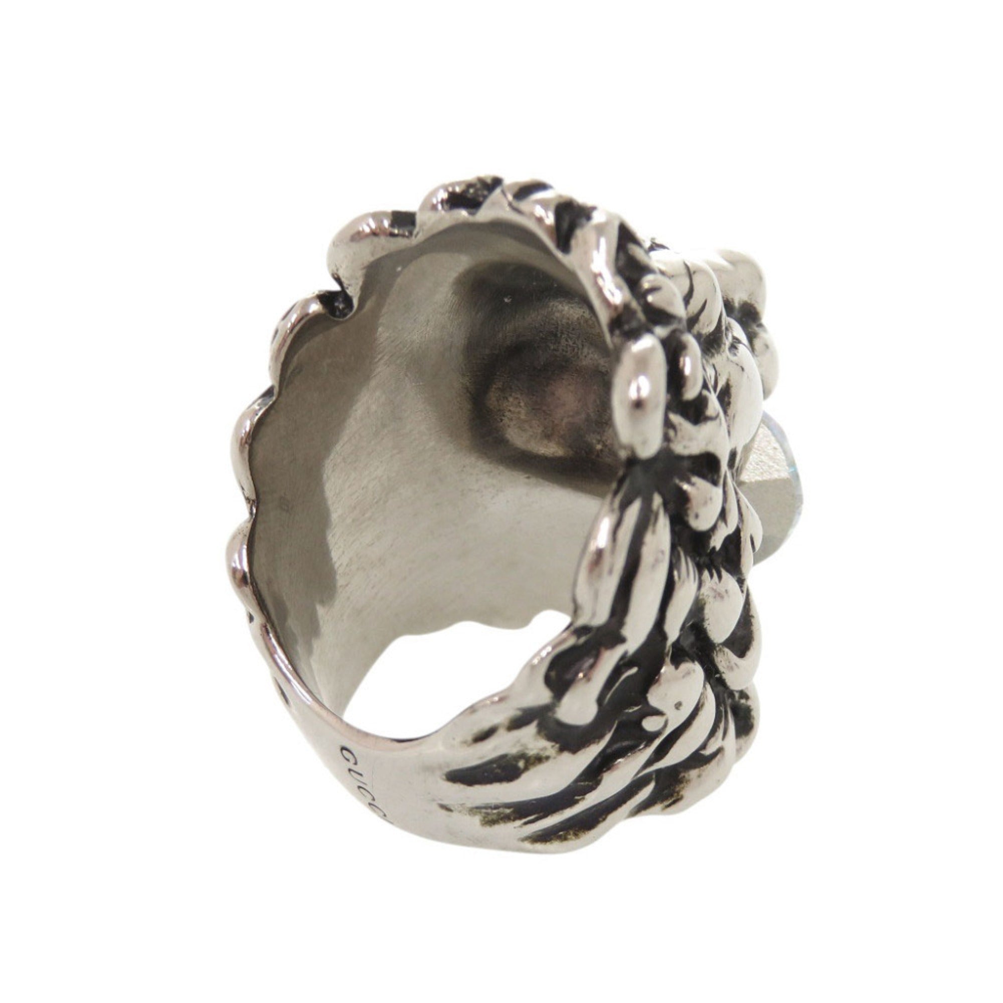 Gucci Silver Metal Band Ring (Pre-Owned)