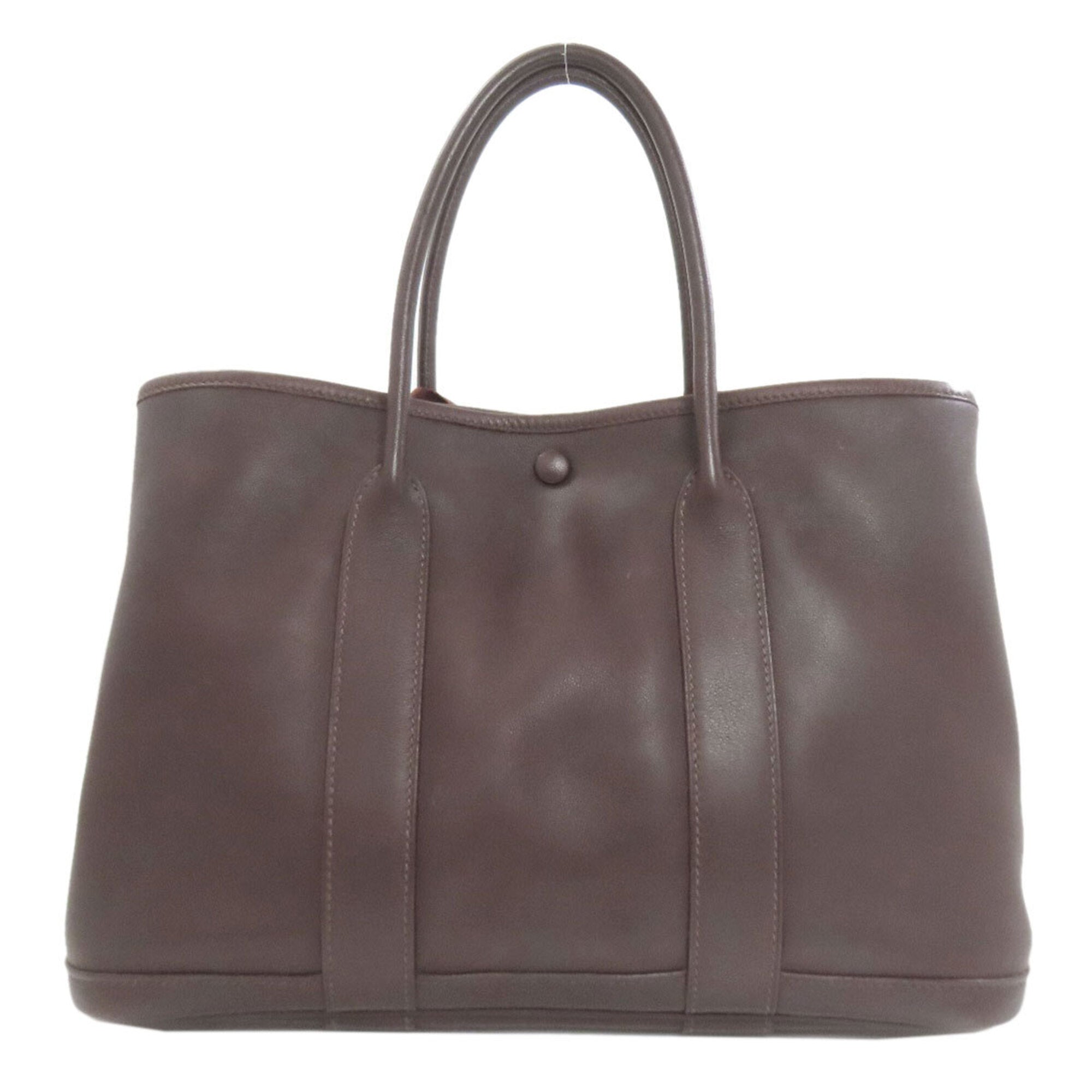 Hermes Garden Havane Swift Leather Handbag (Pre-Owned)