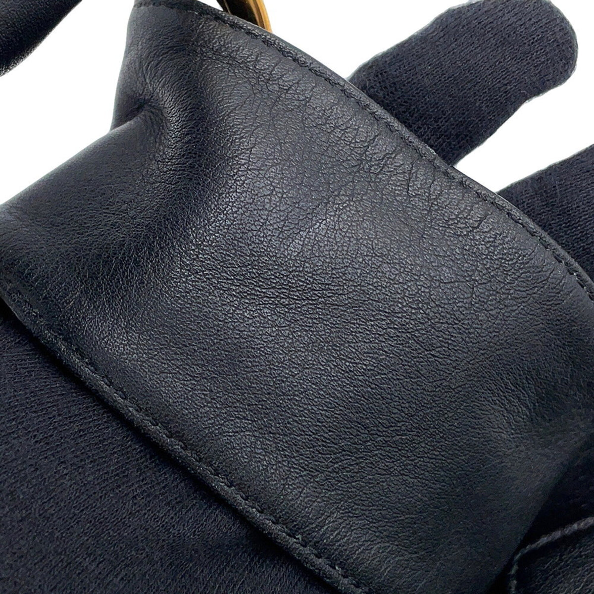 Cartier Trinity Black Leather Handbag (Pre-Owned)