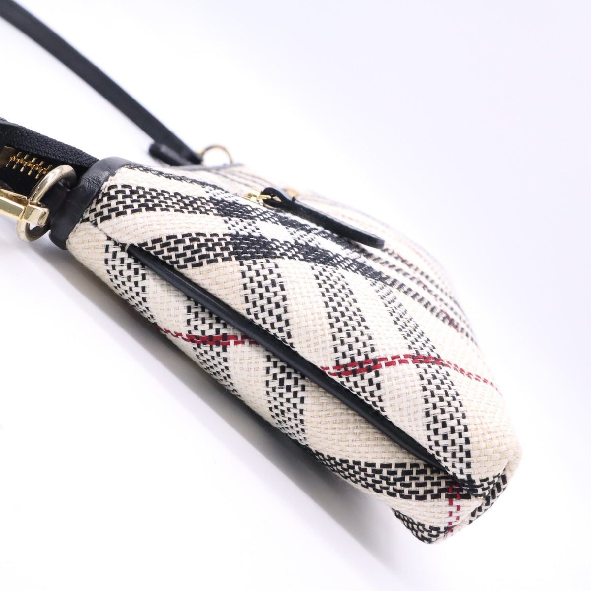 Burberry Beige White Handbag (Pre-Owned)