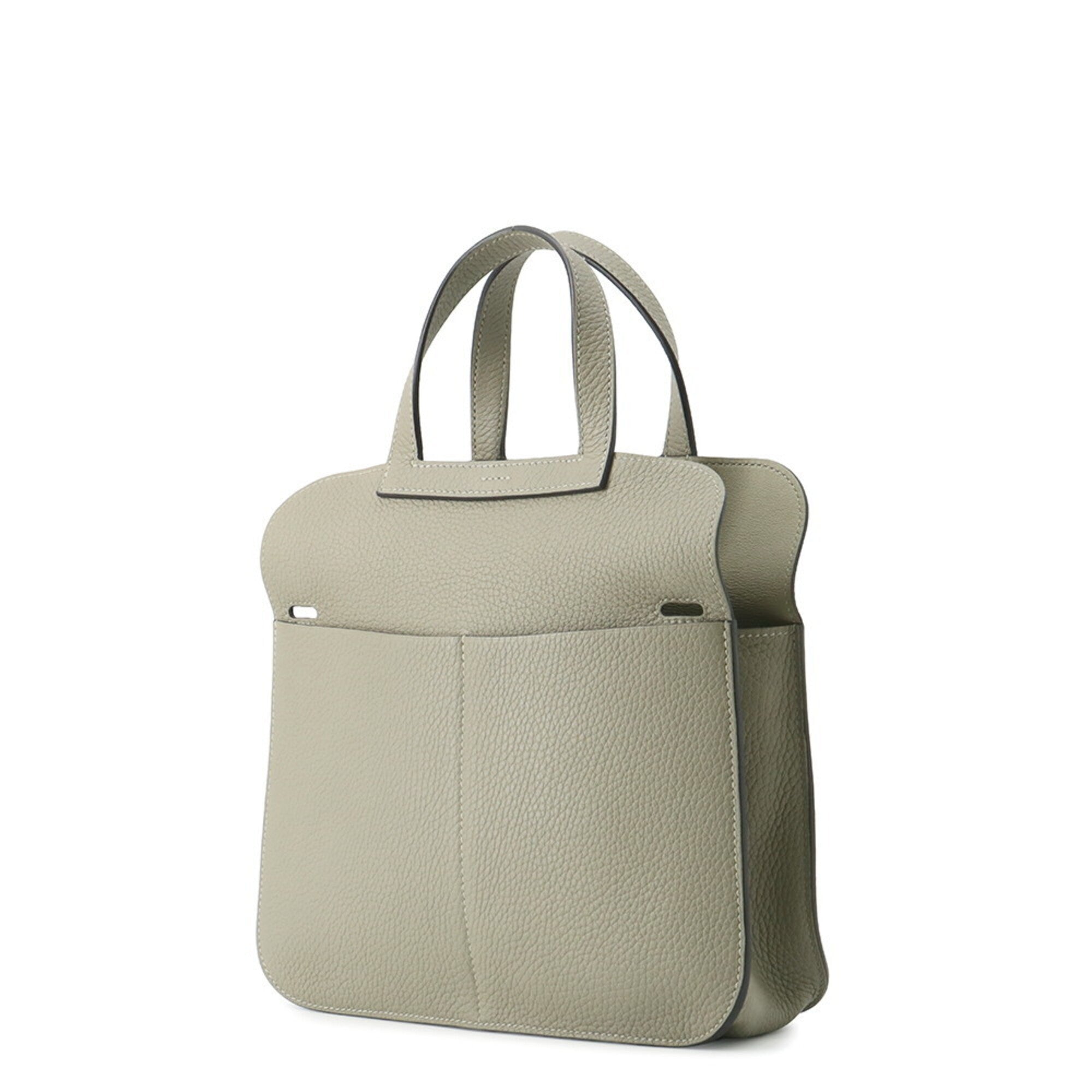 Hermes Alezan Beige Taurillon Clemence Leather Handbag (Pre-Owned)