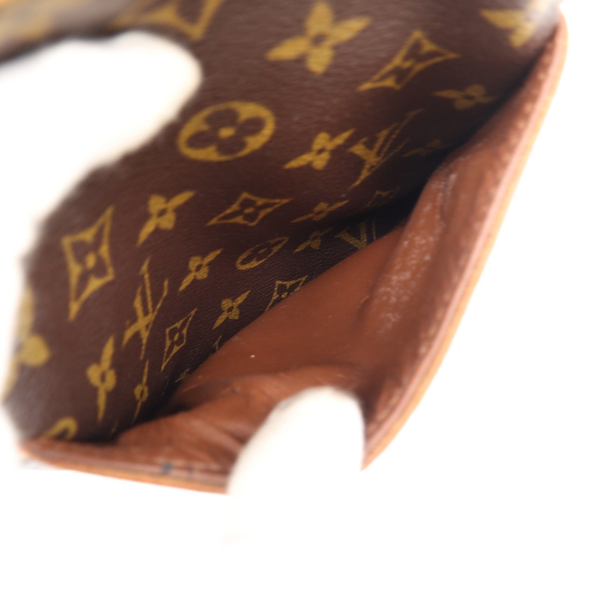 Louis Vuitton Monogram Beige Brown Shoulder Bag (Pre-Owned)