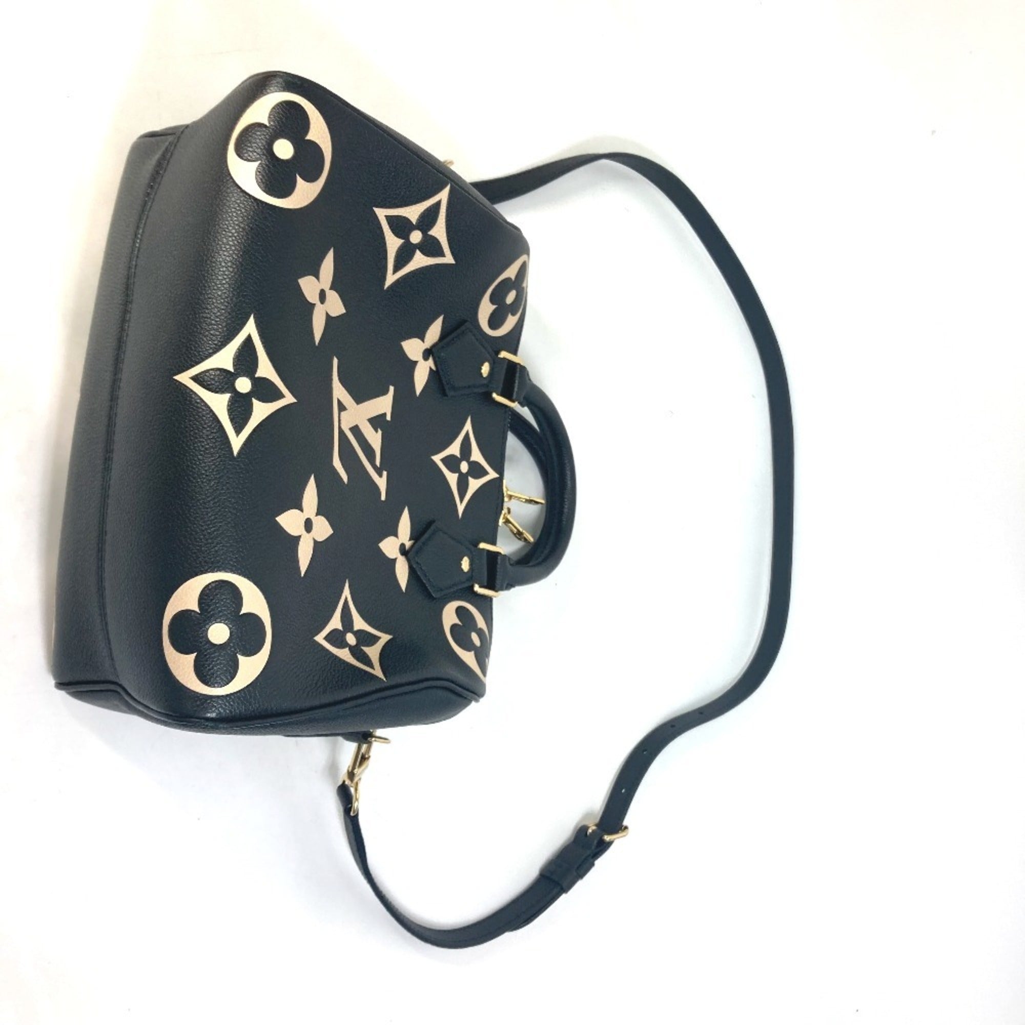 Louis Vuitton Black Monogram Empreinte Boston Bag Handbag Shoulder Bag (Pre-Owned)