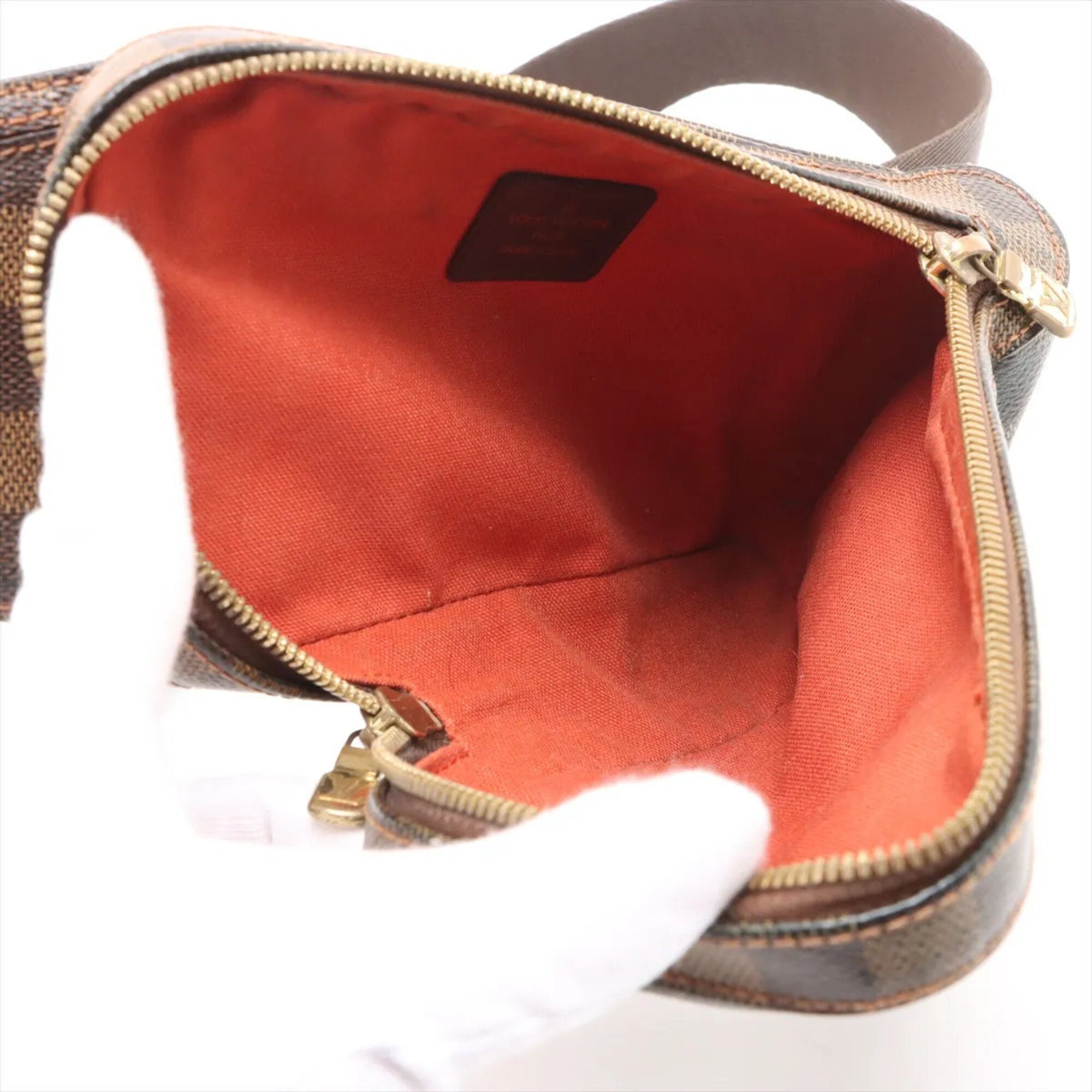 Louis Vuitton Damier Ebene Leather Coated Canvas Sling Bag (Pre-Owned)