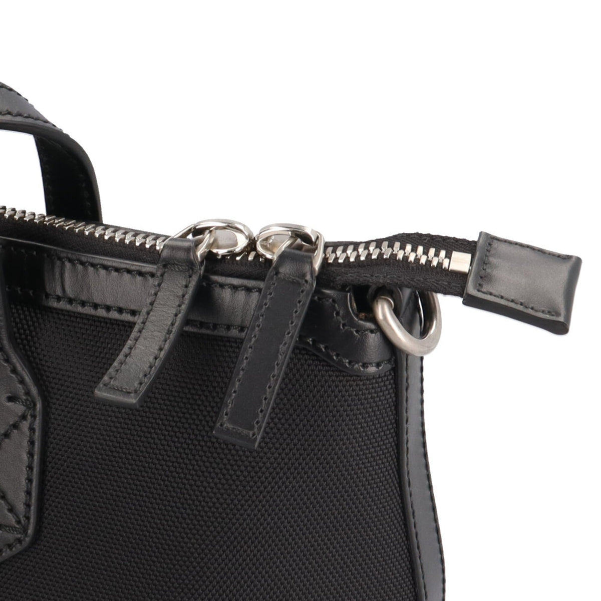 Gucci Sherry Line Black Green Red Color Canvas Handbag Shoulder Bag (Pre-Owned)