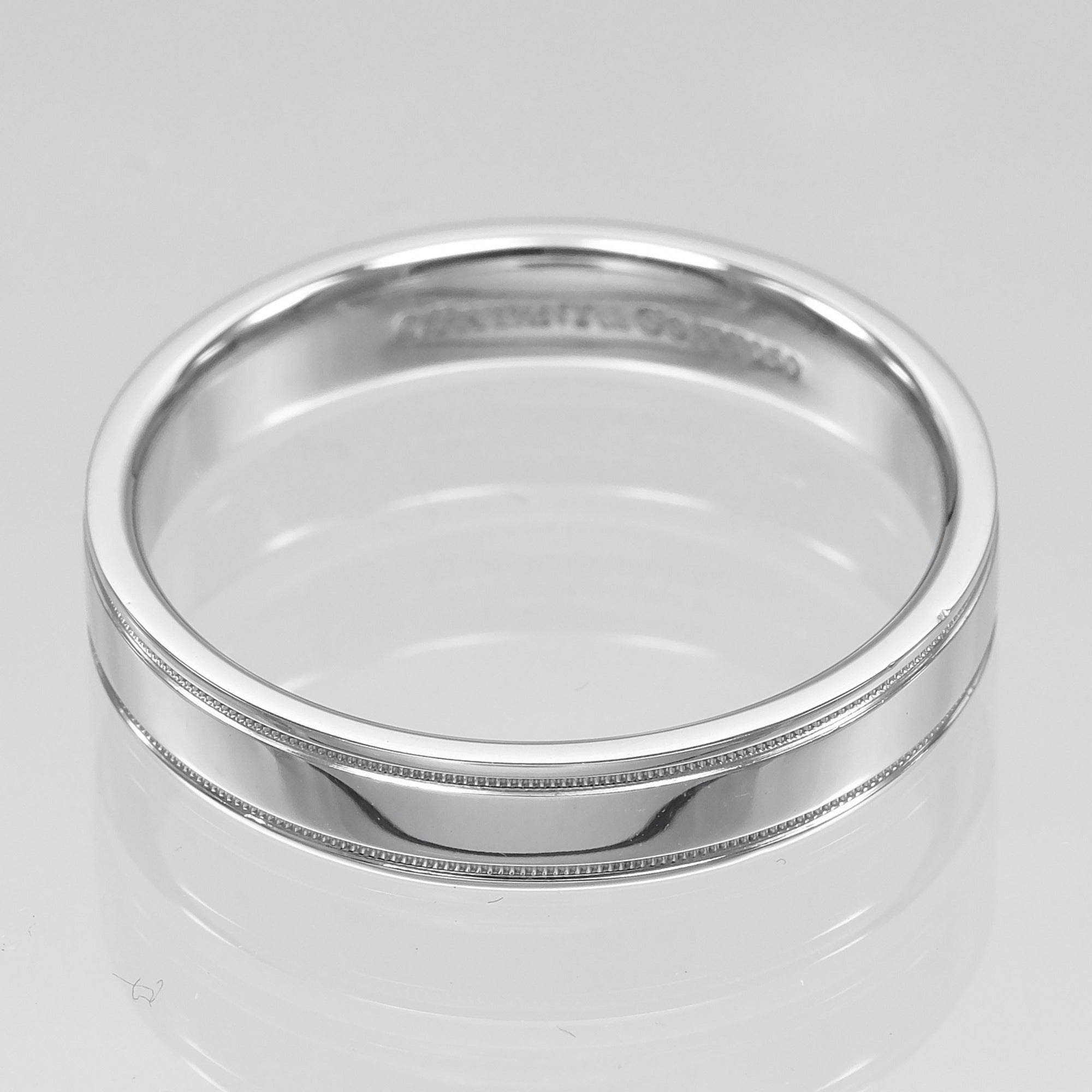 Tiffany Platinum 950 Band Ring (Pre-Owned)