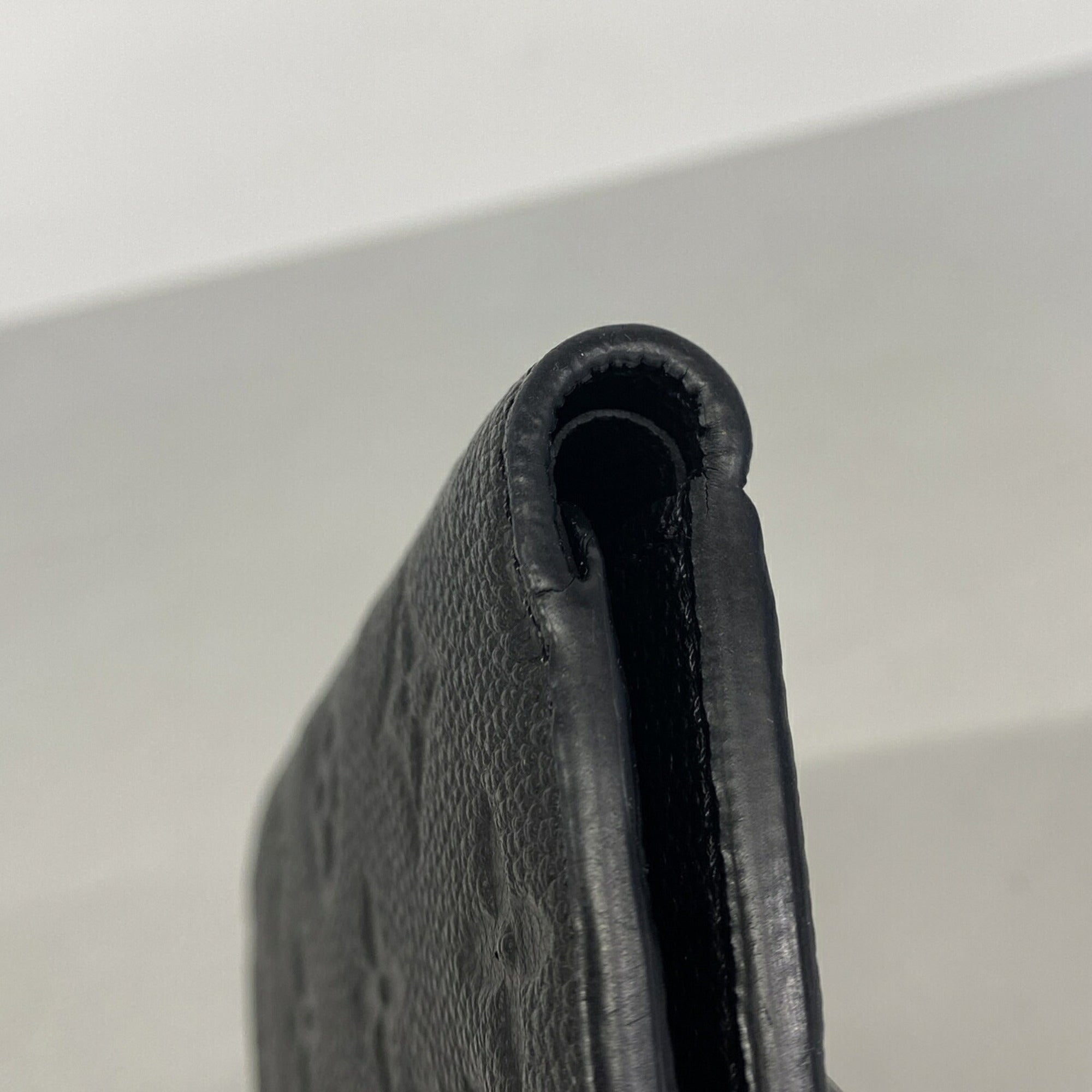 Louis Vuitton Noir Wallet (Tri-Fold) (Pre-Owned)