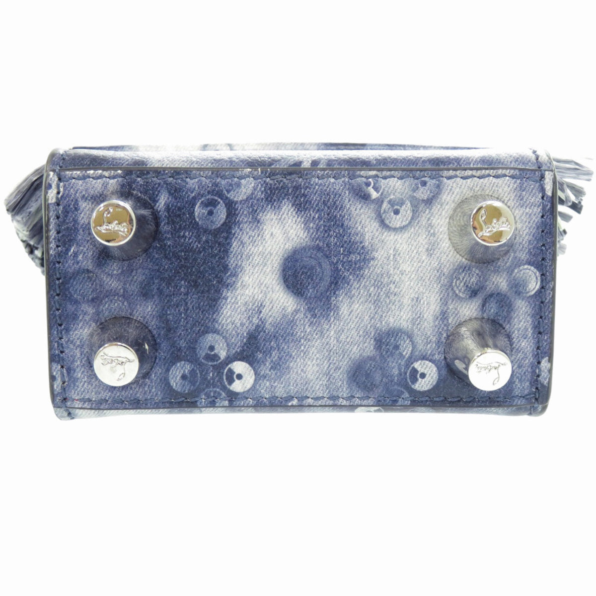 Christian Louboutin Navy Leather Shoulder Bag (Pre-Owned)
