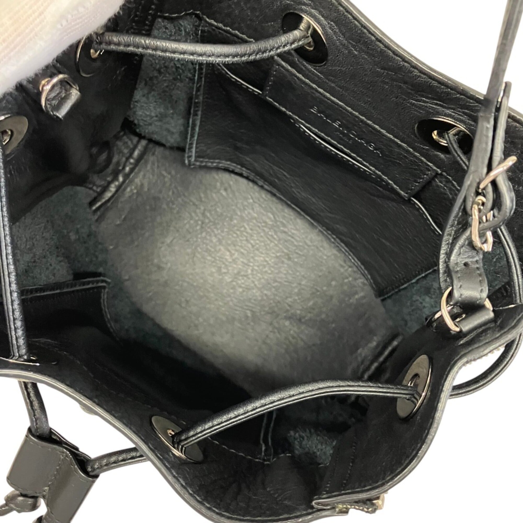 Balenciaga Paper Black Leather Handbag (Pre-Owned)