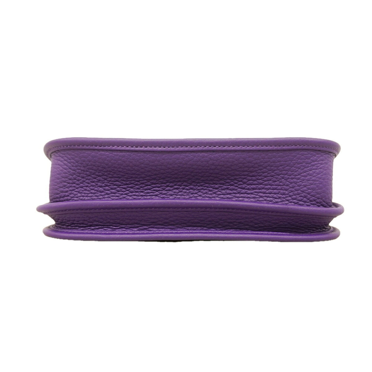 Hermes Purple Taurillon Clemence Leather Shoulder Bag (Pre-Owned)