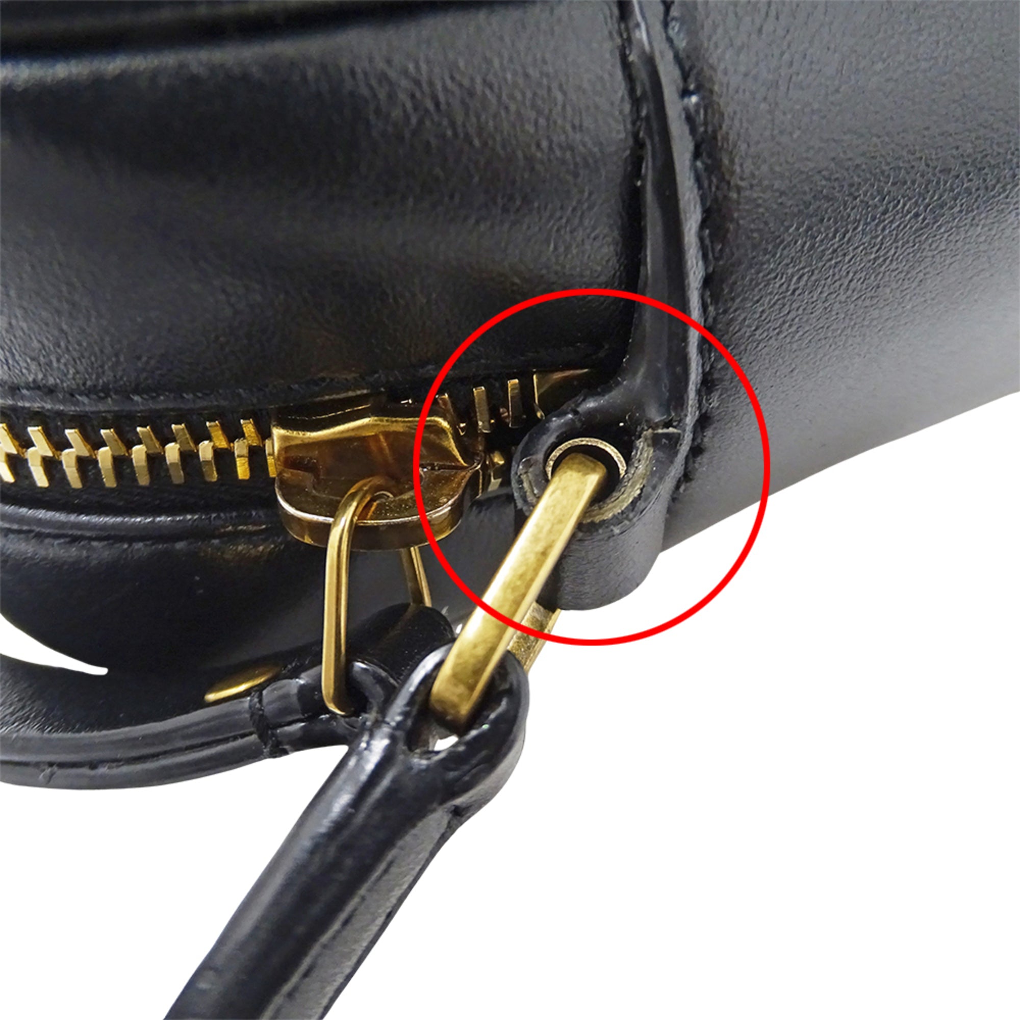 Saint Laurent Black Leather Handbag Shoulder Bag (Pre-Owned)