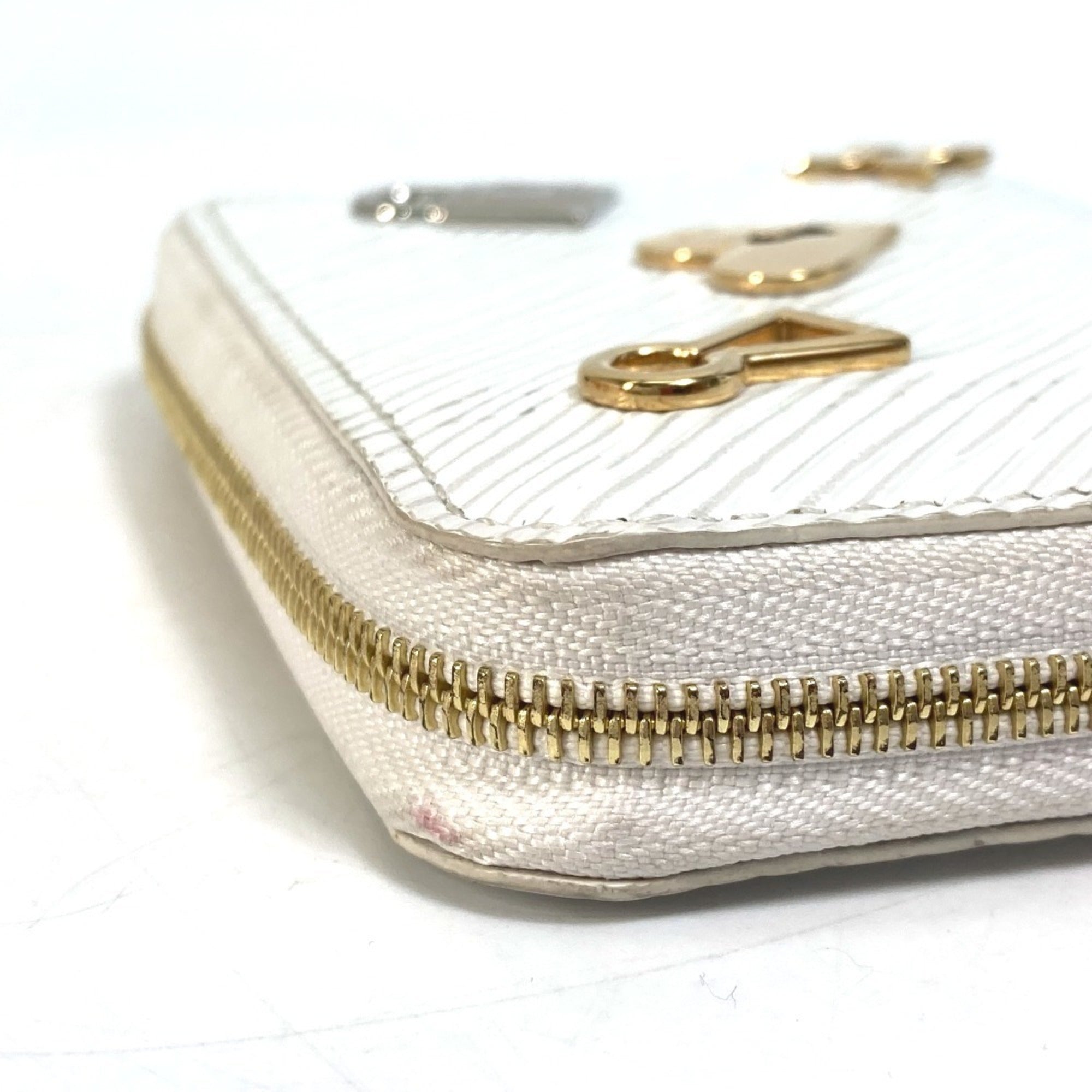 Louis Vuitton Epi Blanc White Epi Leather Coin Purse/Coin Case (Pre-Owned)