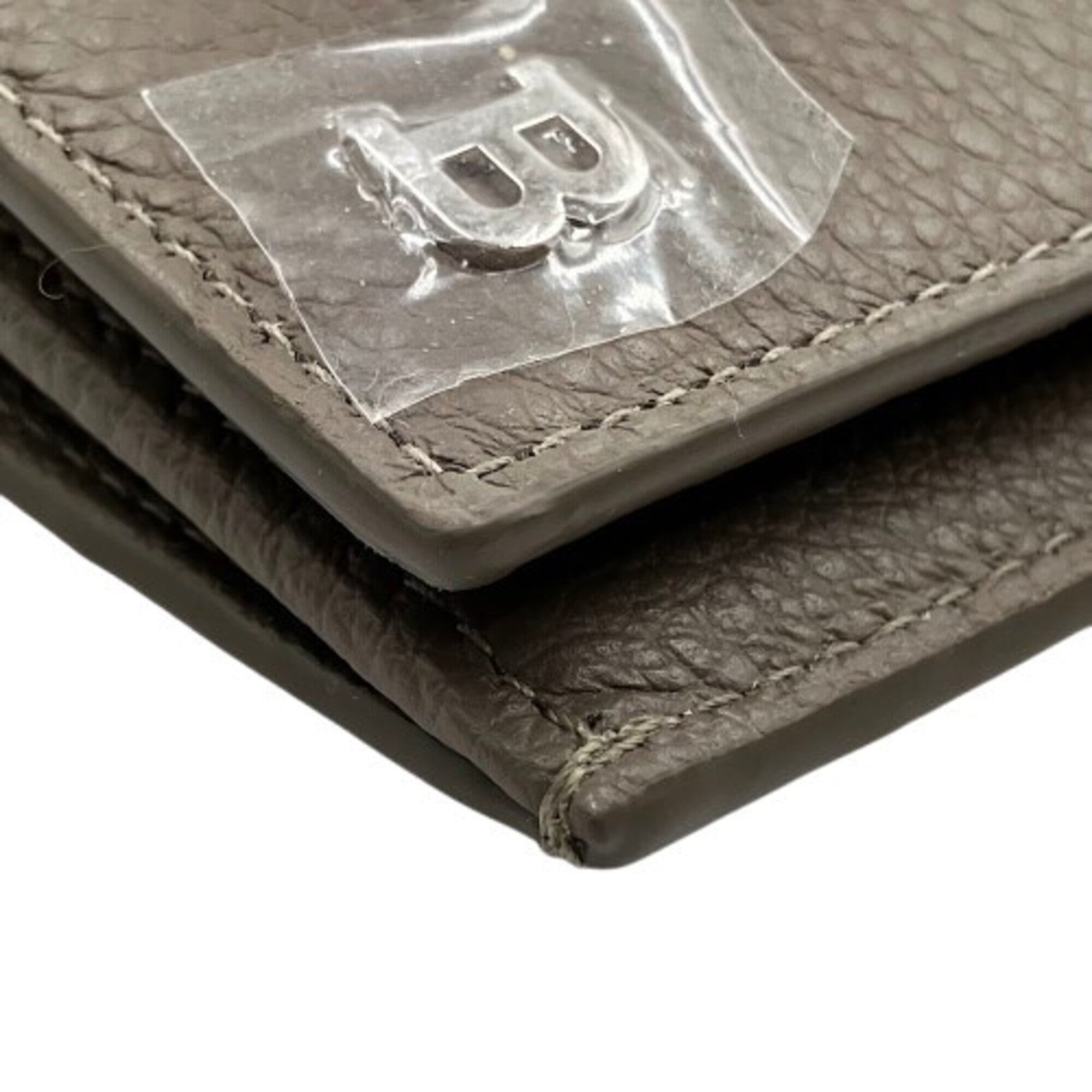Bally Beige Leather Long Wallet (Bi-Fold) (Pre-Owned)